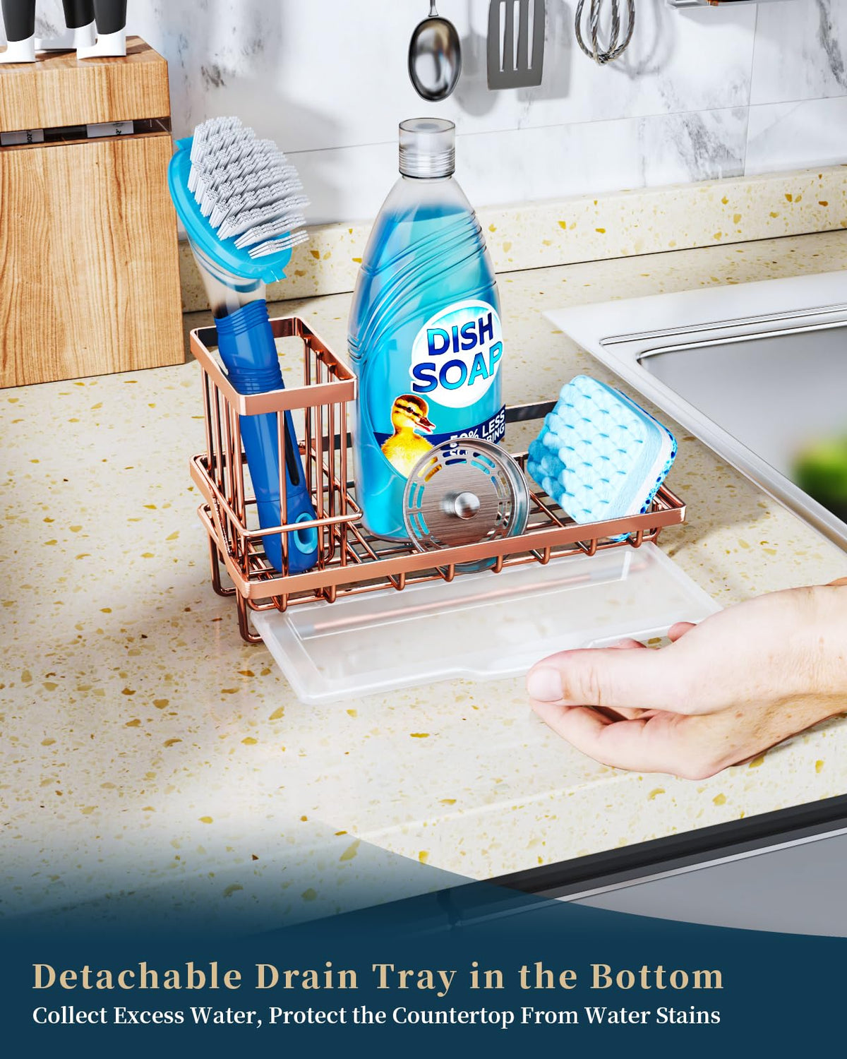 Sponge Holder for Kitchen Sink