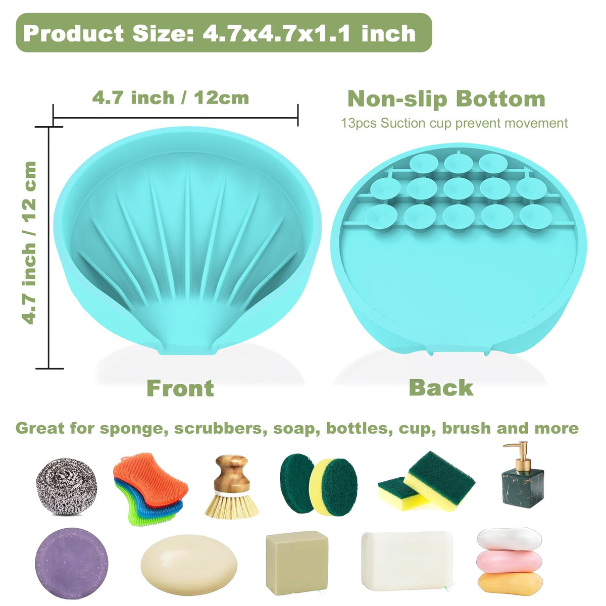 Self Draining Soap Dish