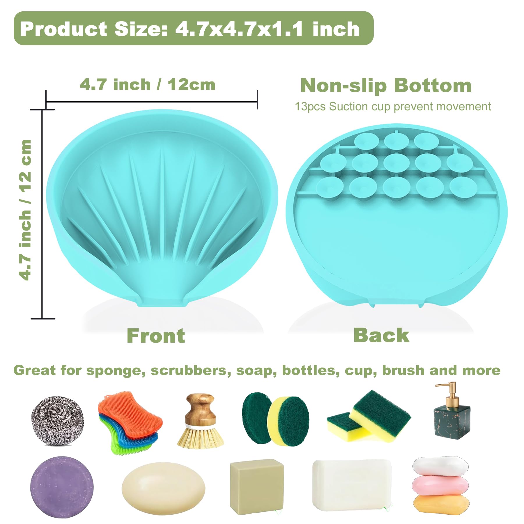 Self Draining Soap Dish