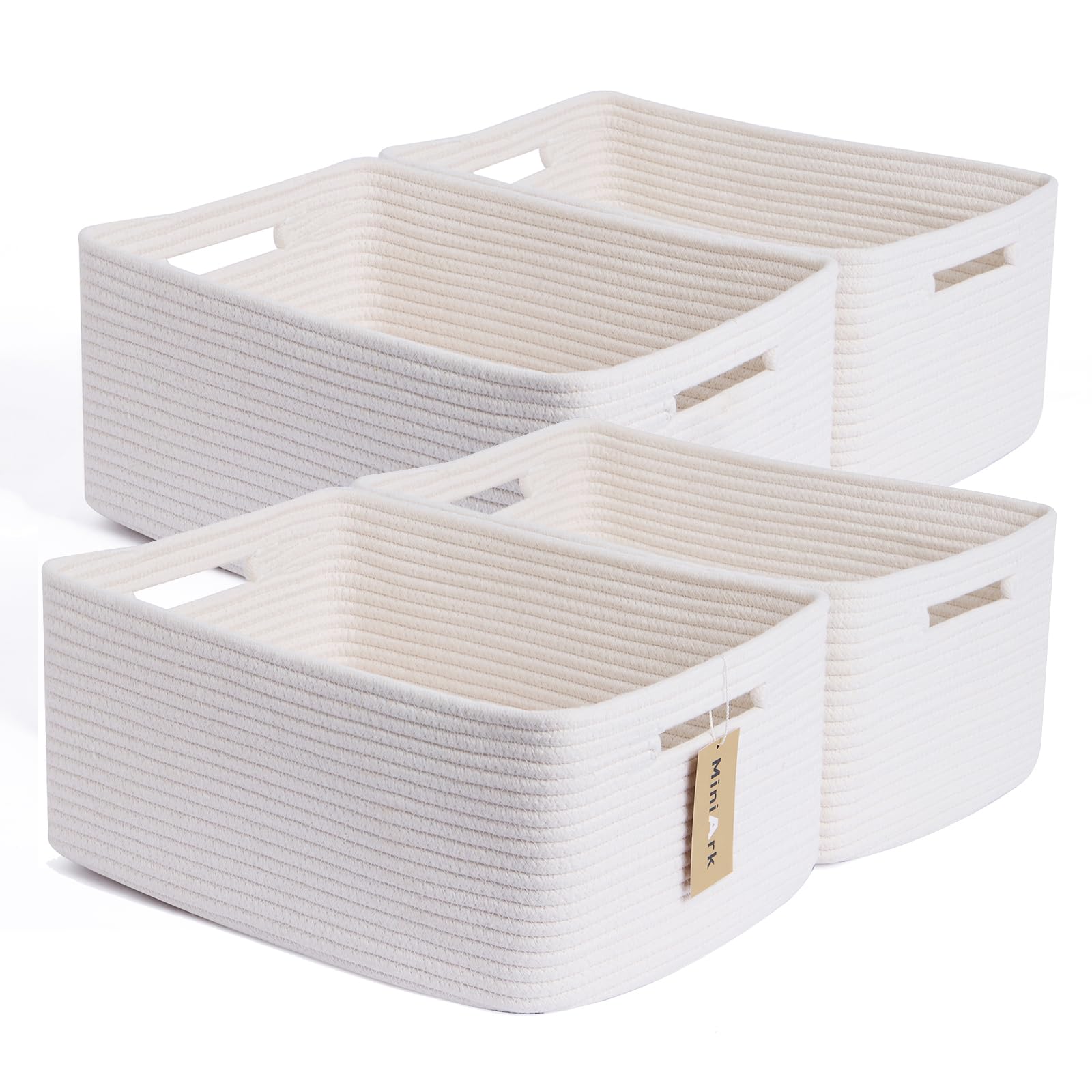 Large Storage Baskets for Organizing (4 Count)