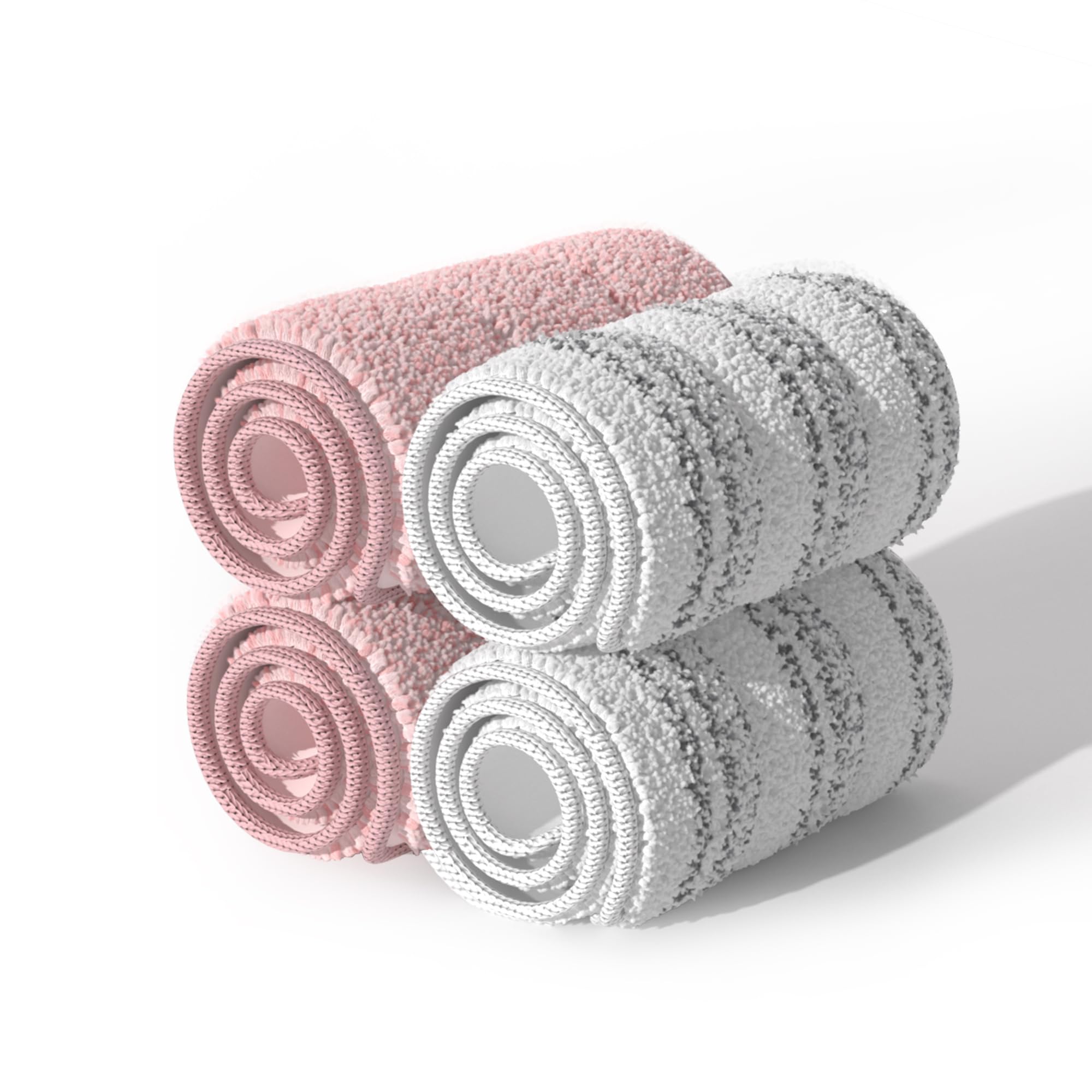 Microfiber Replacement Pads for 13" Flat Mop System (4 Count)