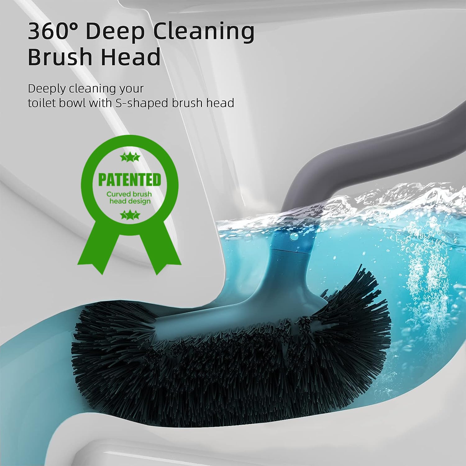 Toilet Bowl Brush Holder Set