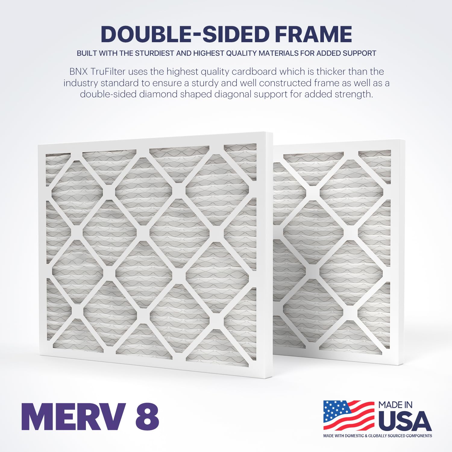TruFilter 24x30x1 Air Filter MERV 8 (4 Count)