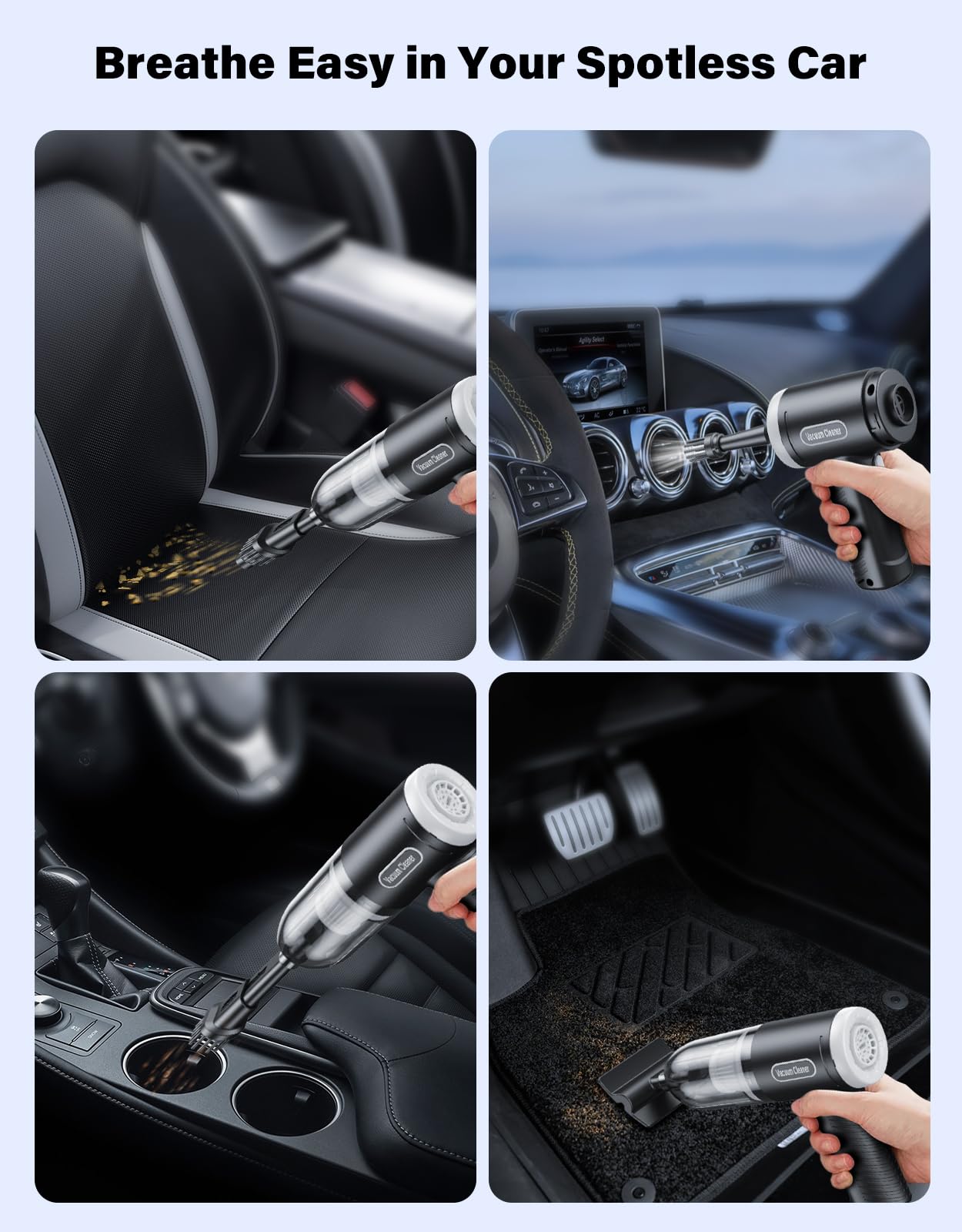 Car Vacuum Portable Cordless