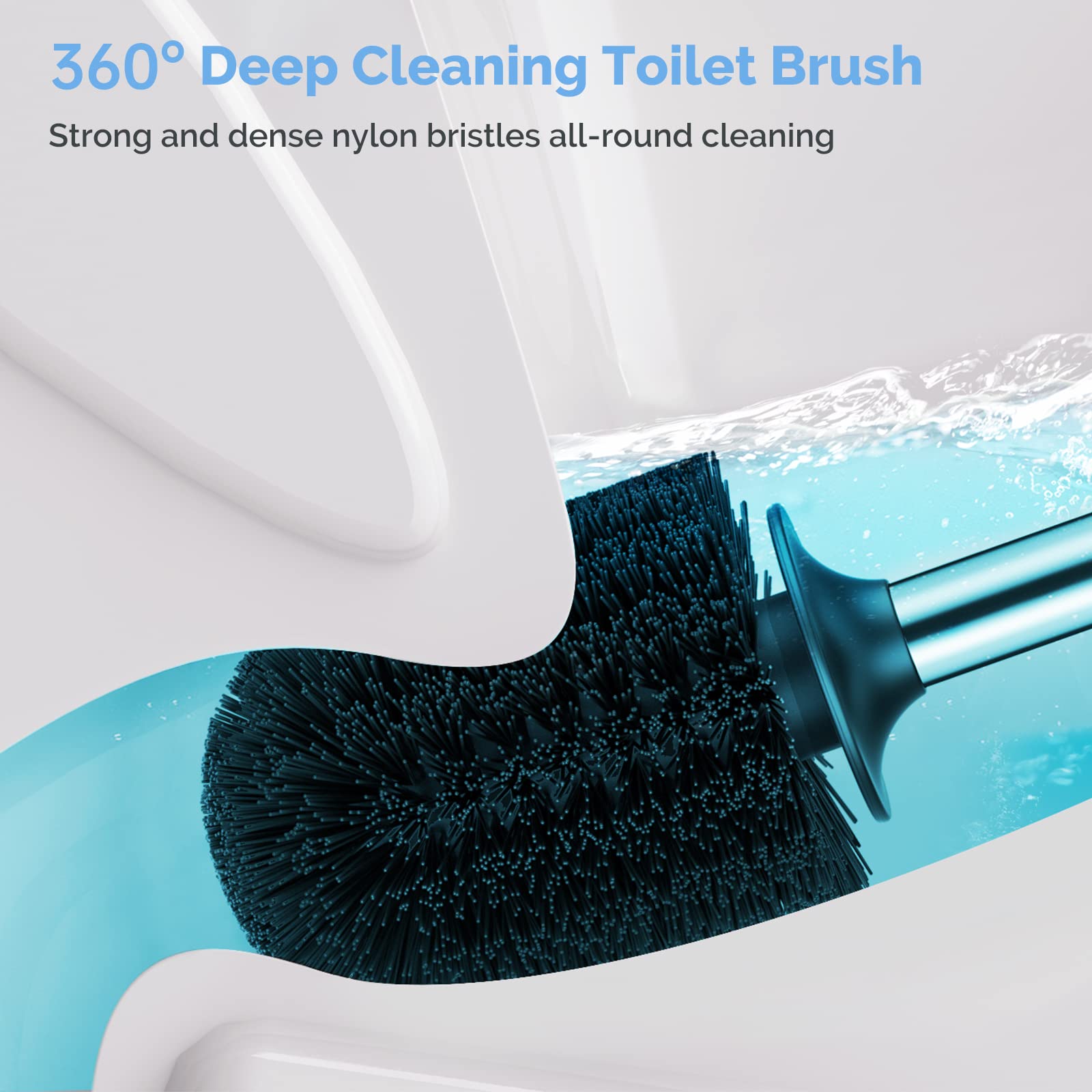 Toilet Plunger and Bowl Brush Set