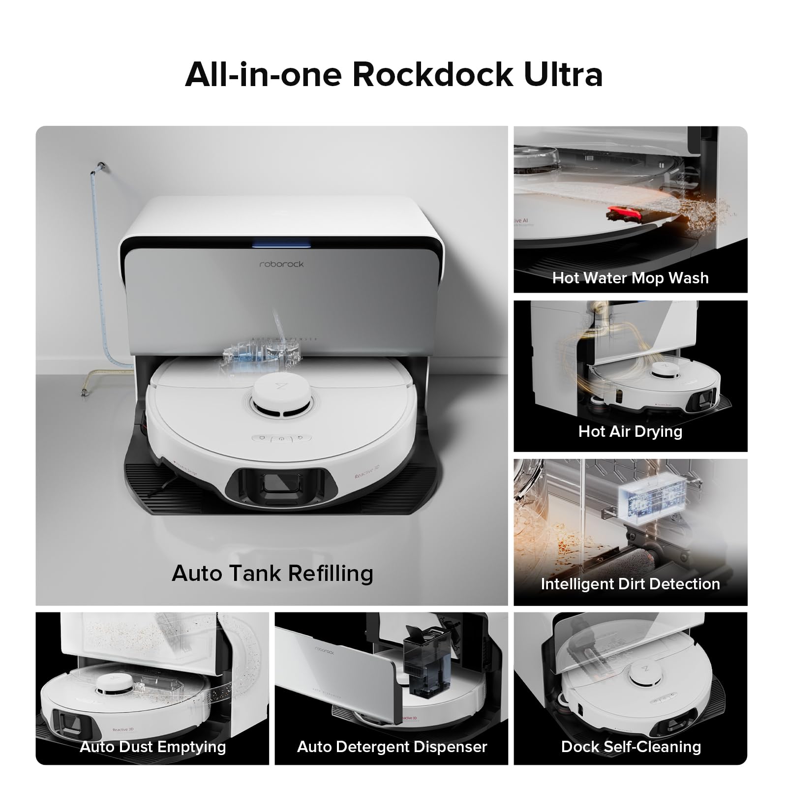 S8 Max Ultra with Refill & Drainage System Robot Vacuum and Mop