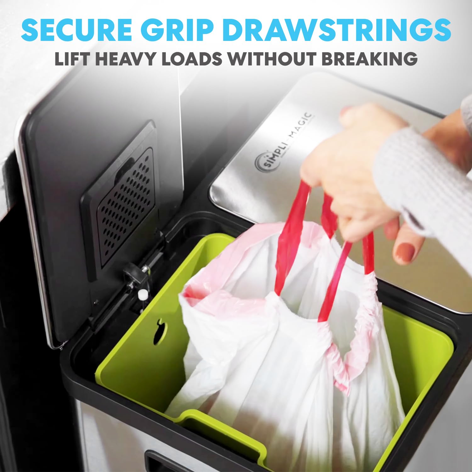 8 Gallon Drawstring Trash Bags (120 Count)