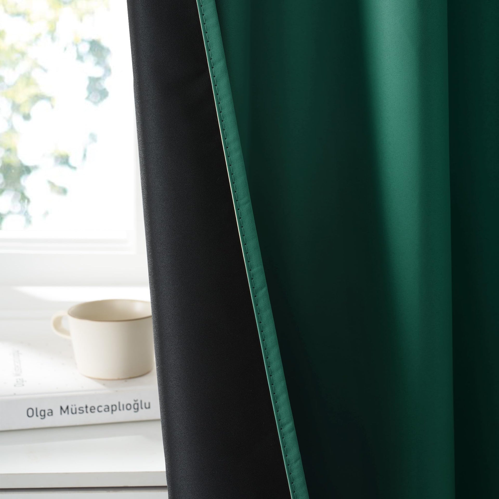 100% Blackout Short Curtains for Small Window (2 Count)