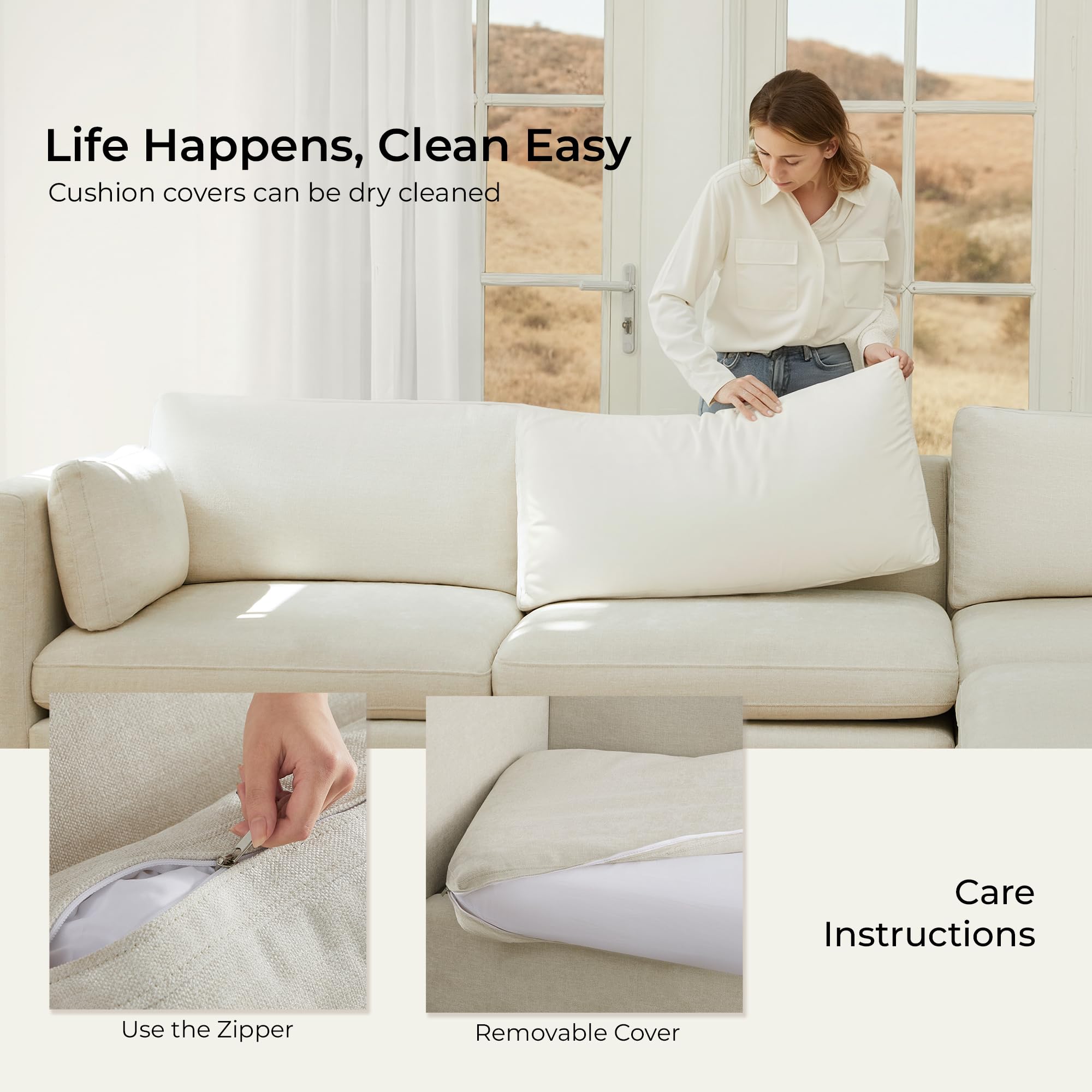 112" Modular Sectional Sofa (4 Count)