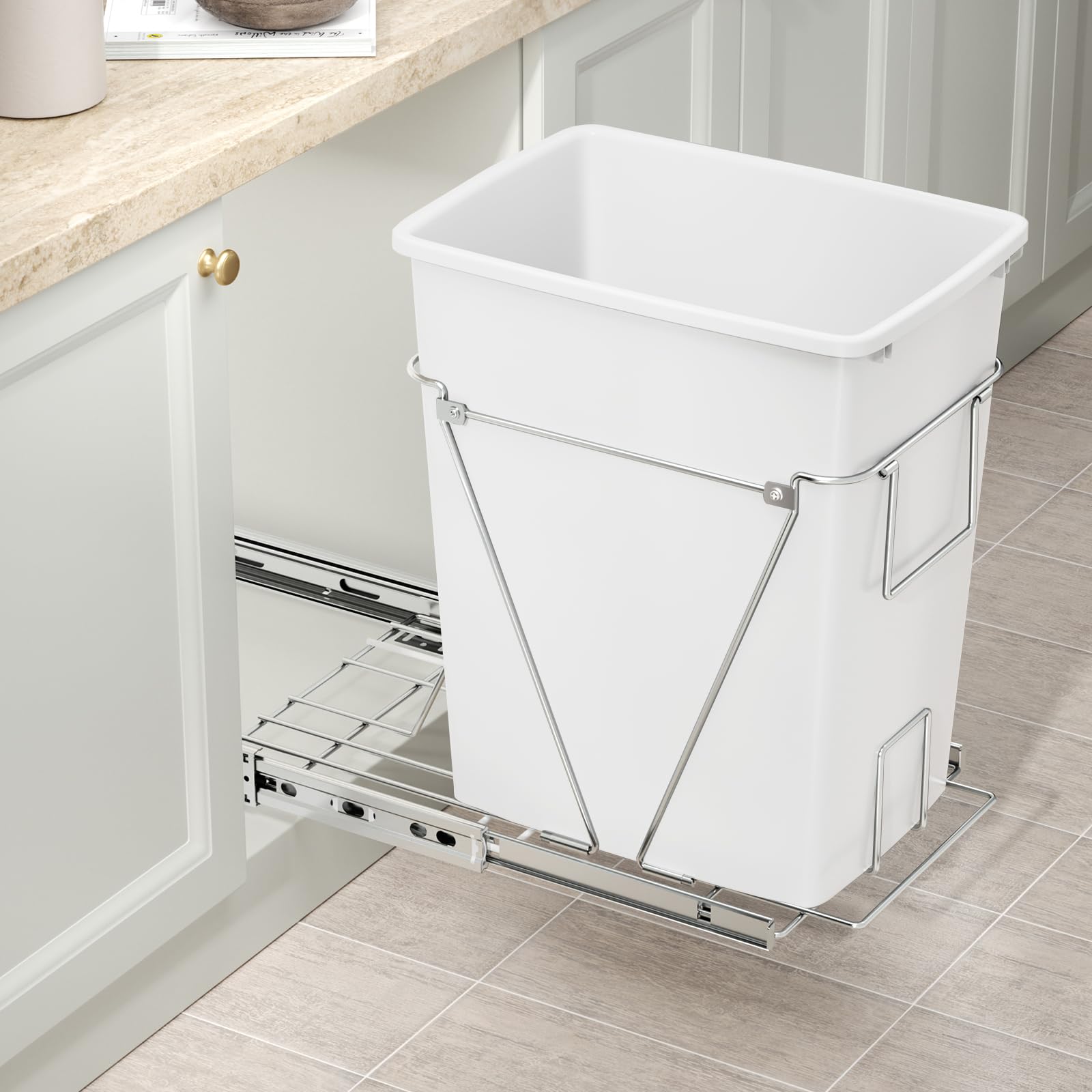 35 Quart Plastic Trash Can
