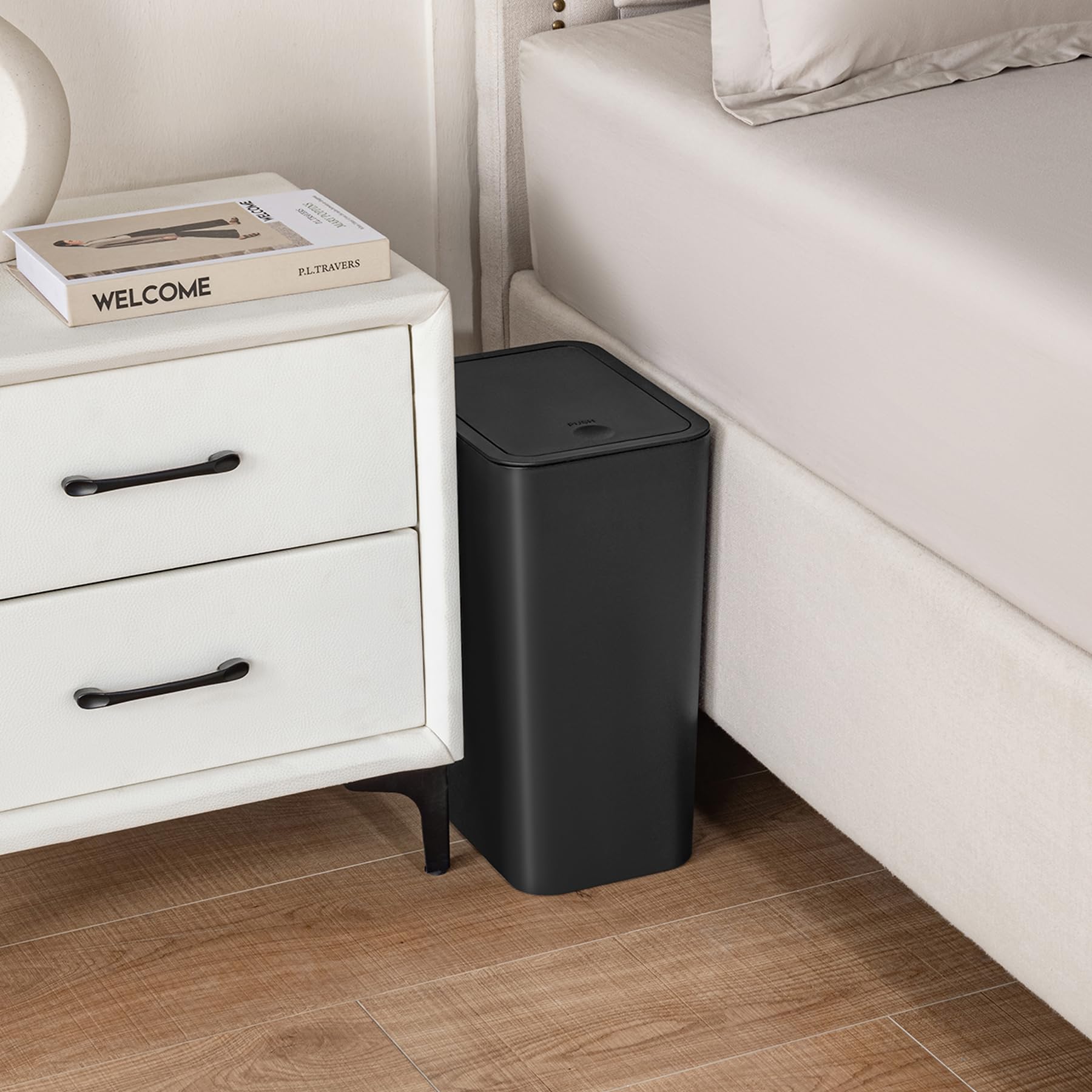 Bathroom Trash Can with Lid (2 Count)