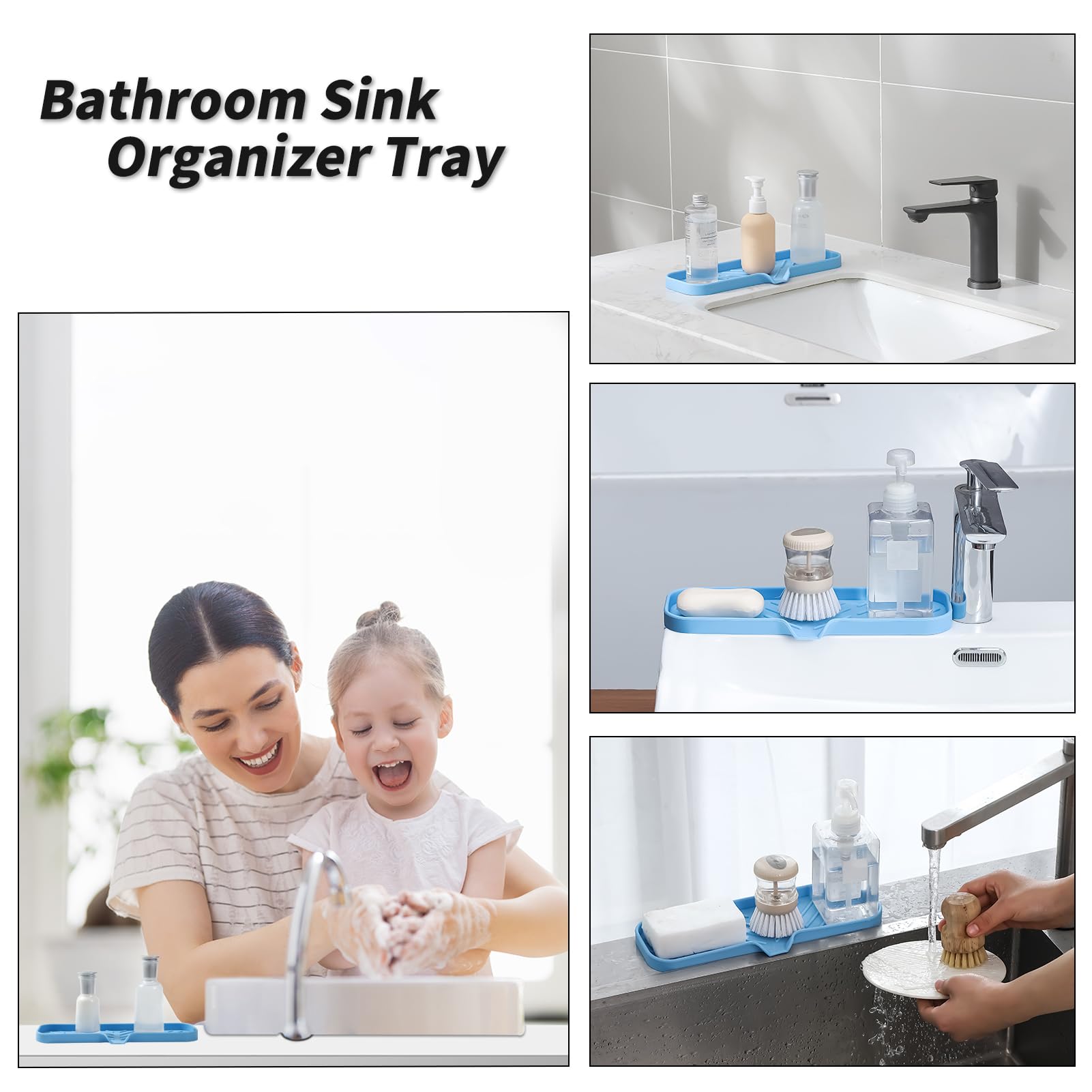 Silicone Soap Dish with Drain Spout
