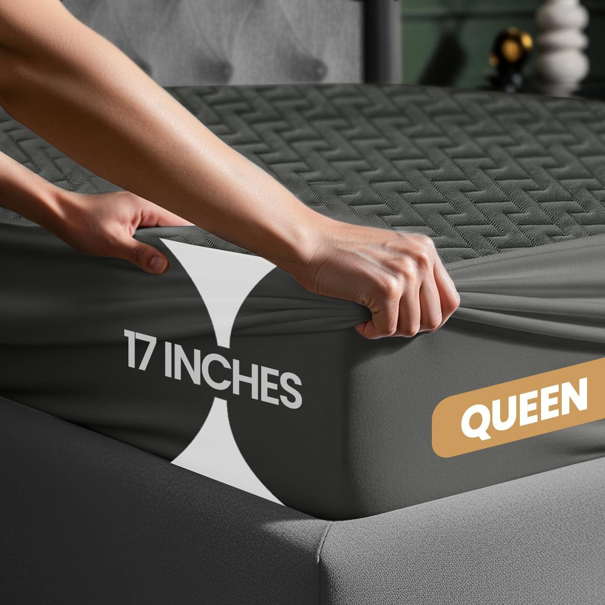Premium Waterproof Mattress Protector Queen Size