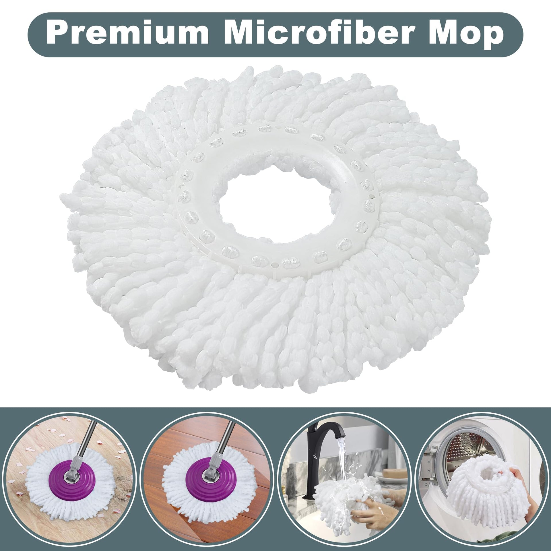 Traditional Large Spin Mop and Bucket (112 Ounce)