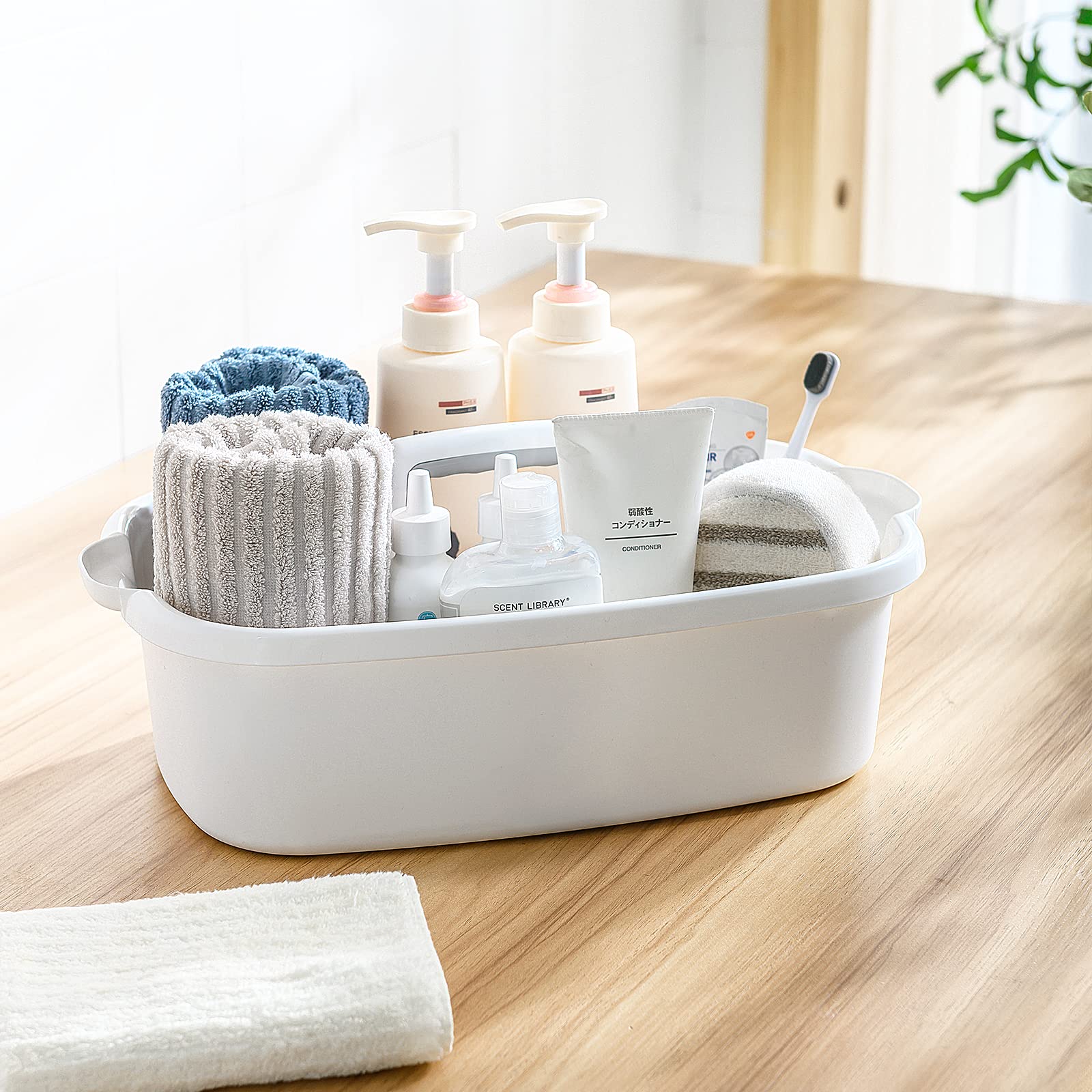 2 Pack Multi Purpose Plastic Cleaning Caddy with Handle
