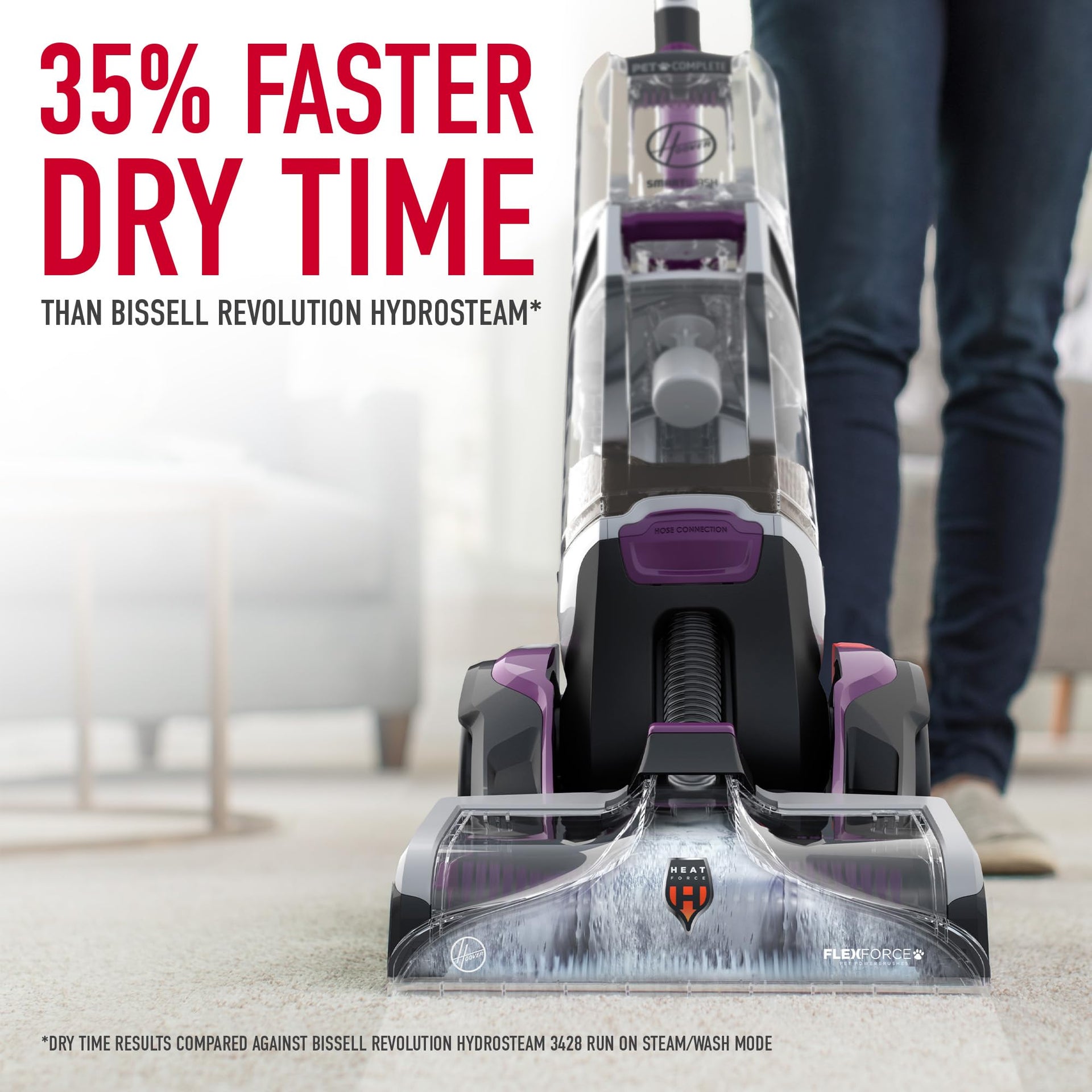 SmartWash Pet Automatic Carpet Cleaner Machine with Spot Chaser Wand