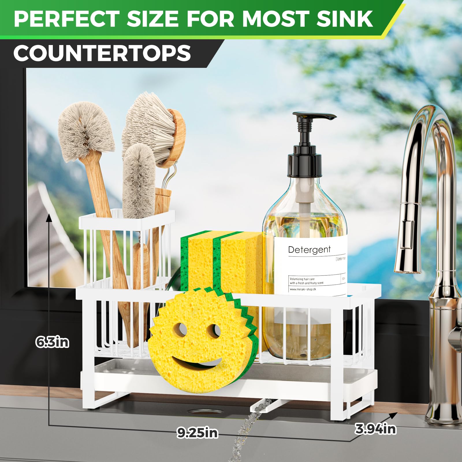 Sponge Holder for Kitchen Sink