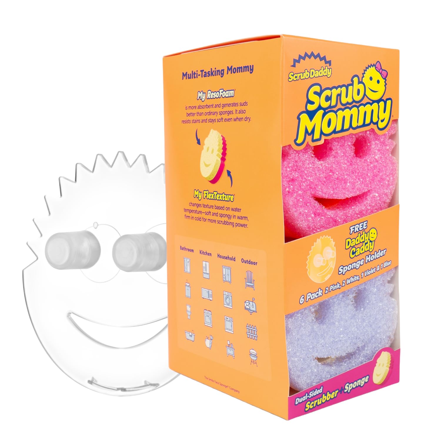 Scrub Mommy Kitchen Sponge (7 Count)