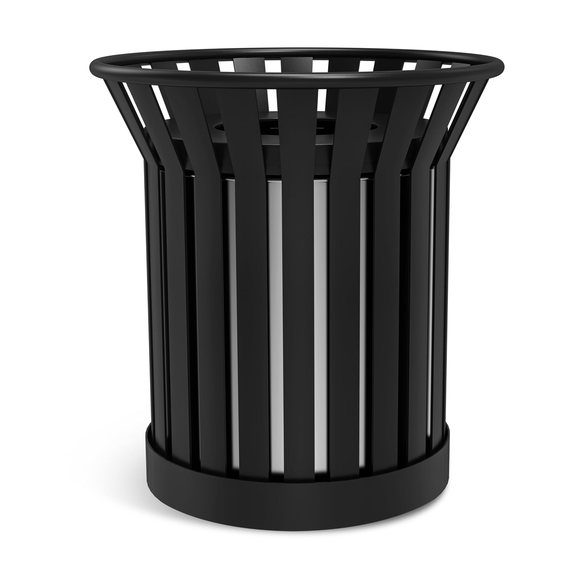 27.6IN Round Large Outdoor Trash Can