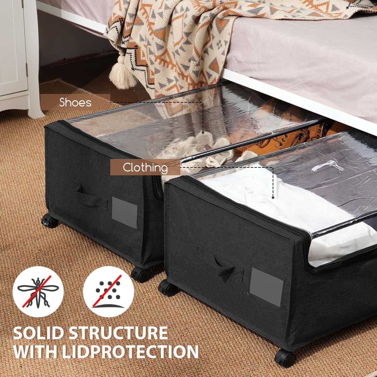 Under Bed Storage with Wheels