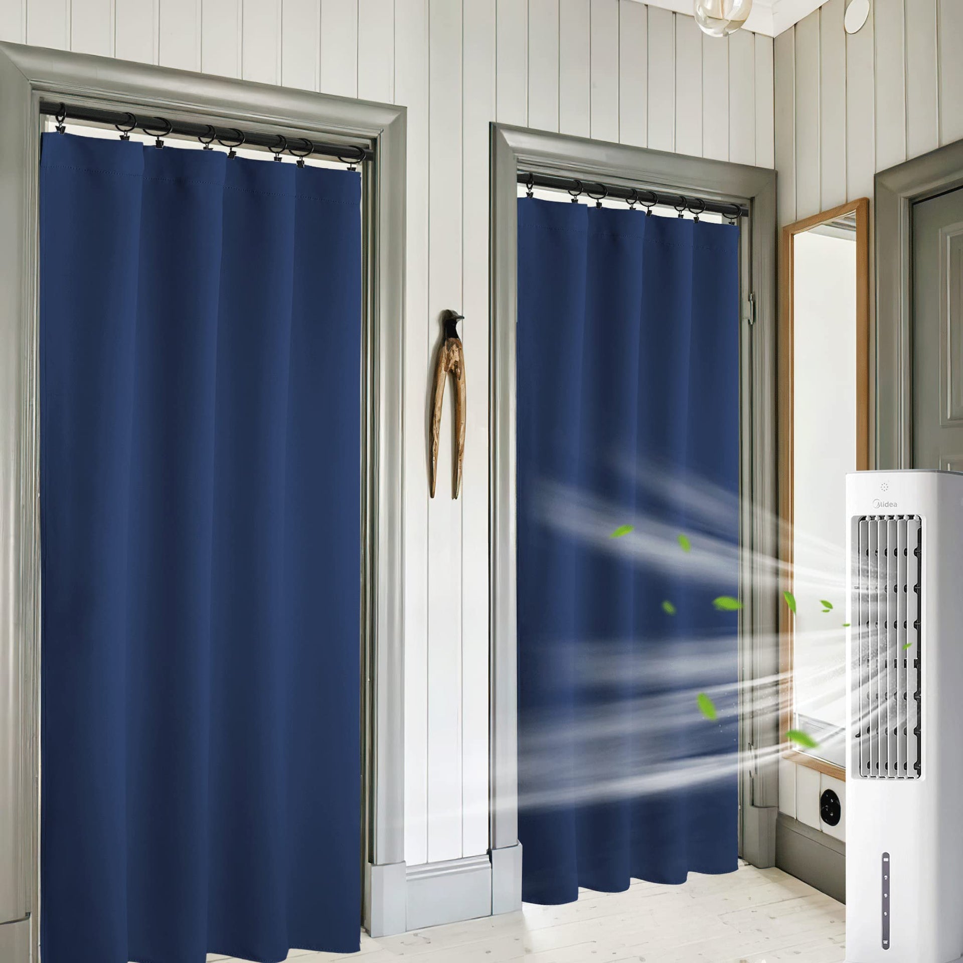 Blackout Curtains for Bedroom Living Room Nursery 72 inches Long (2 Count)