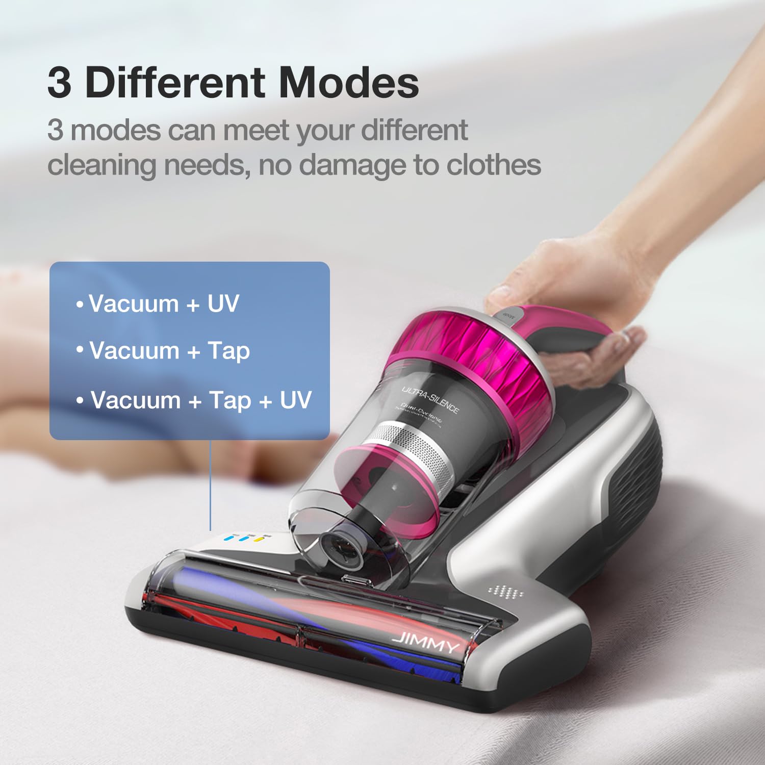 WB73 Bed & Mattress Vacuum Cleaner with UV Sanitizer & Ultrasonic