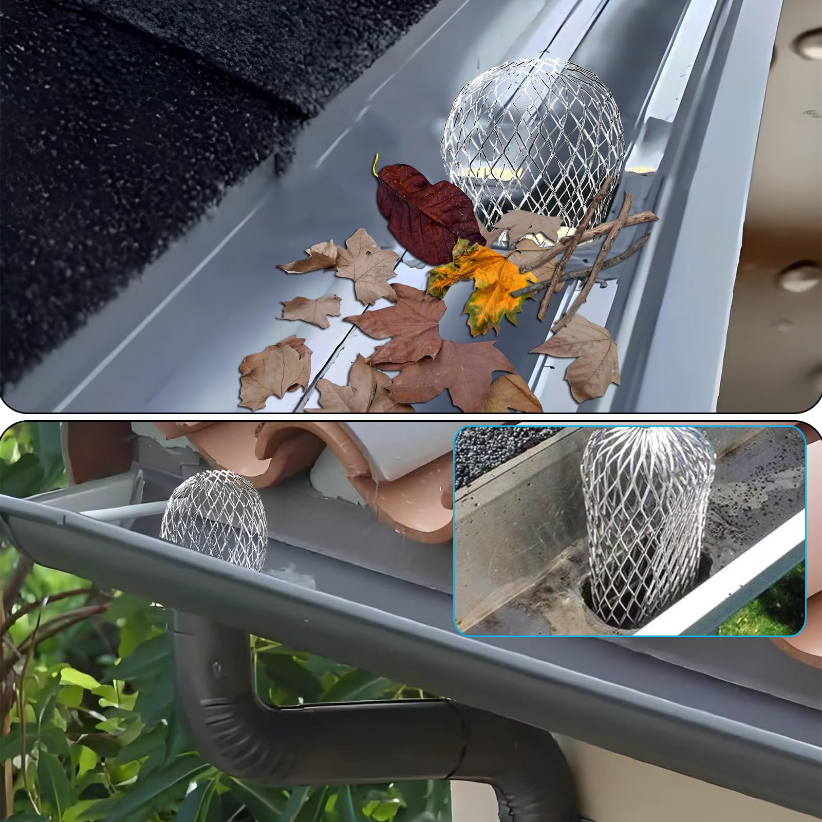 6 Pack Downspout Guard Filter