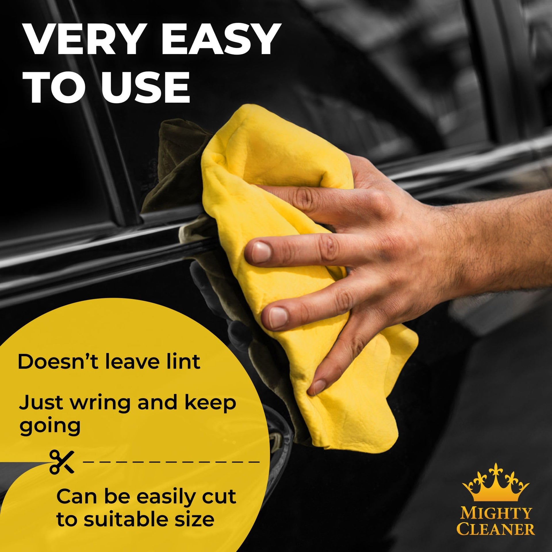 XL Shammy Towel for Car (2 Count)