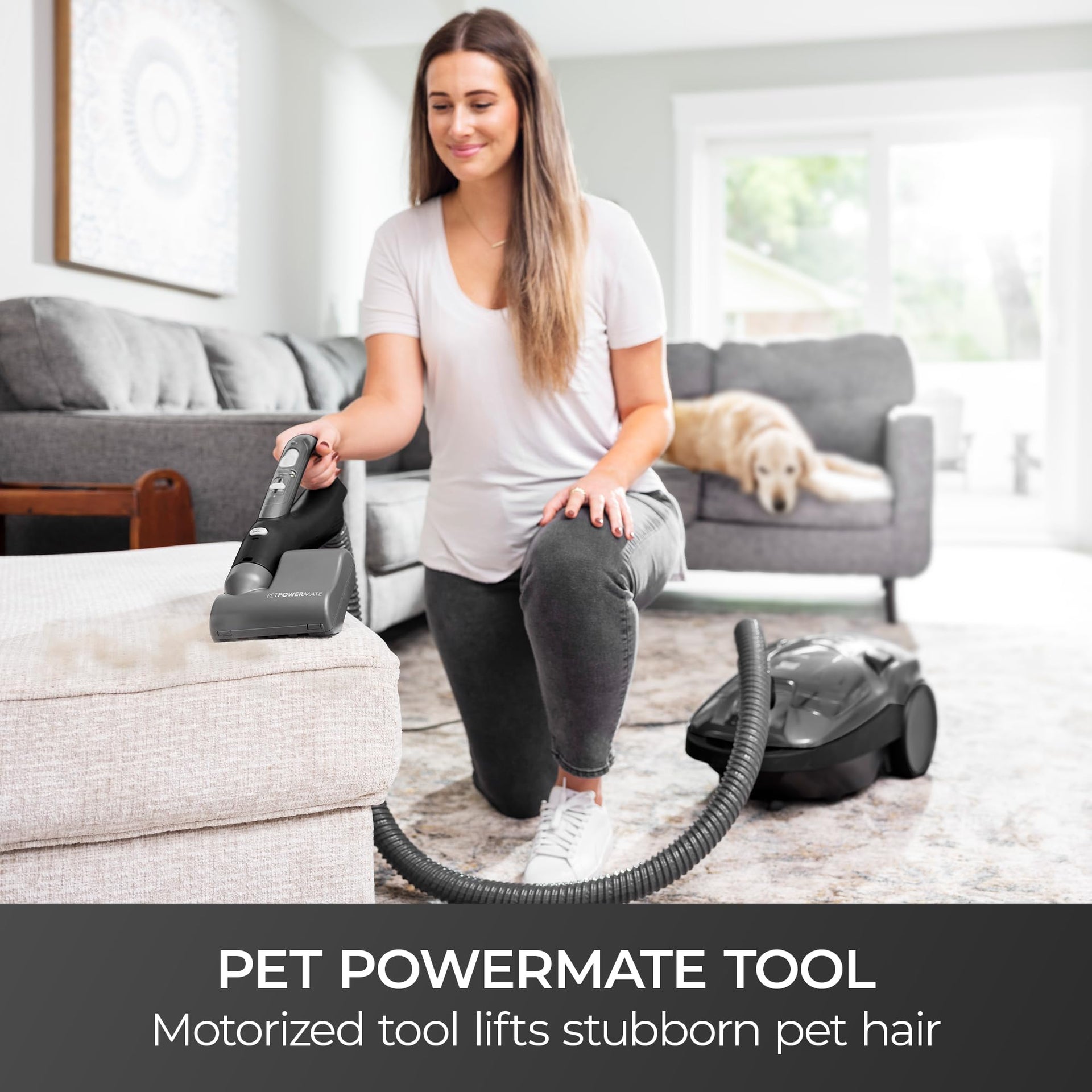 600 Series Bagged Canister Vacuum with Hair Eliminator Brushroll