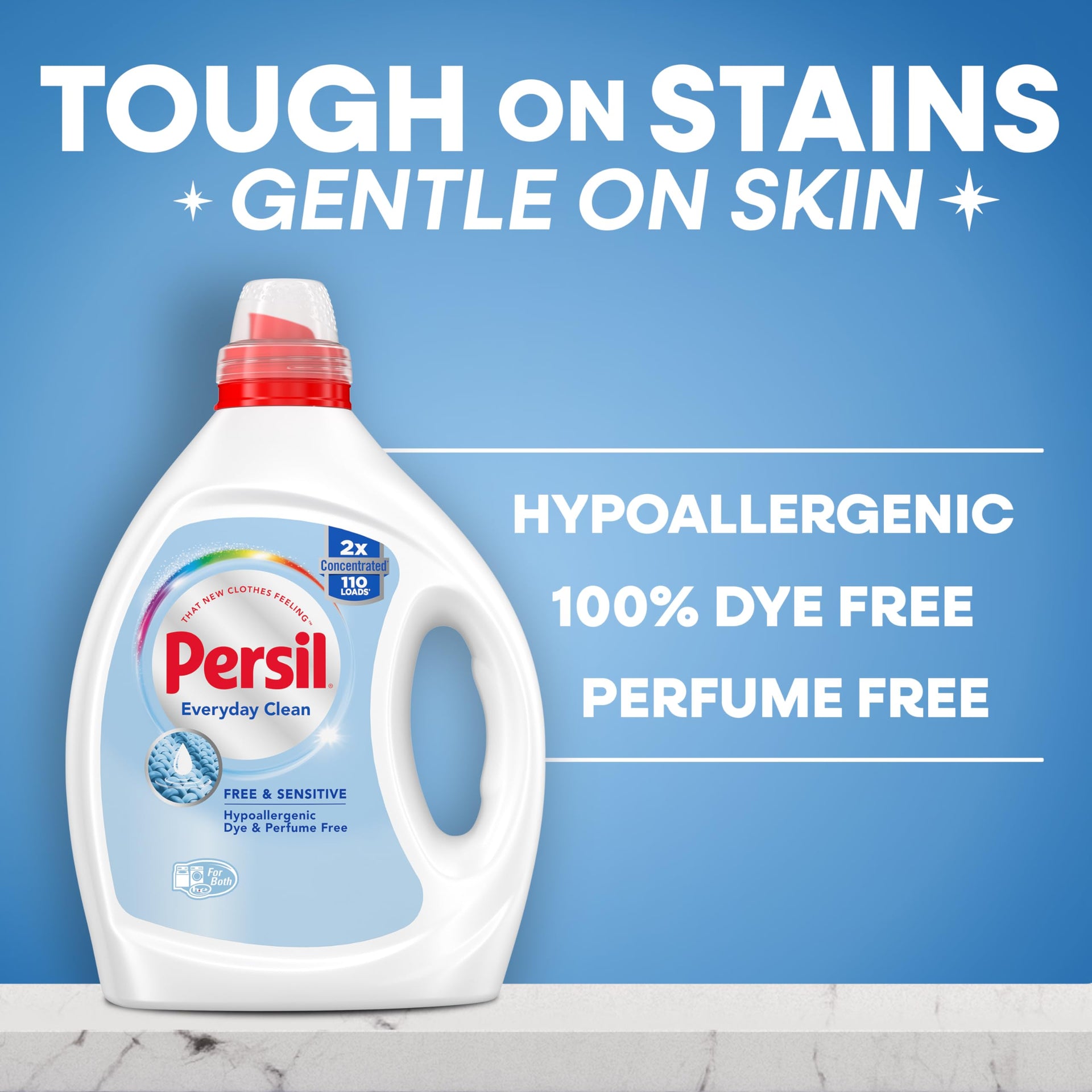 Free & Sensitive Liquid Laundry Detergent (82.5 Fl Oz)