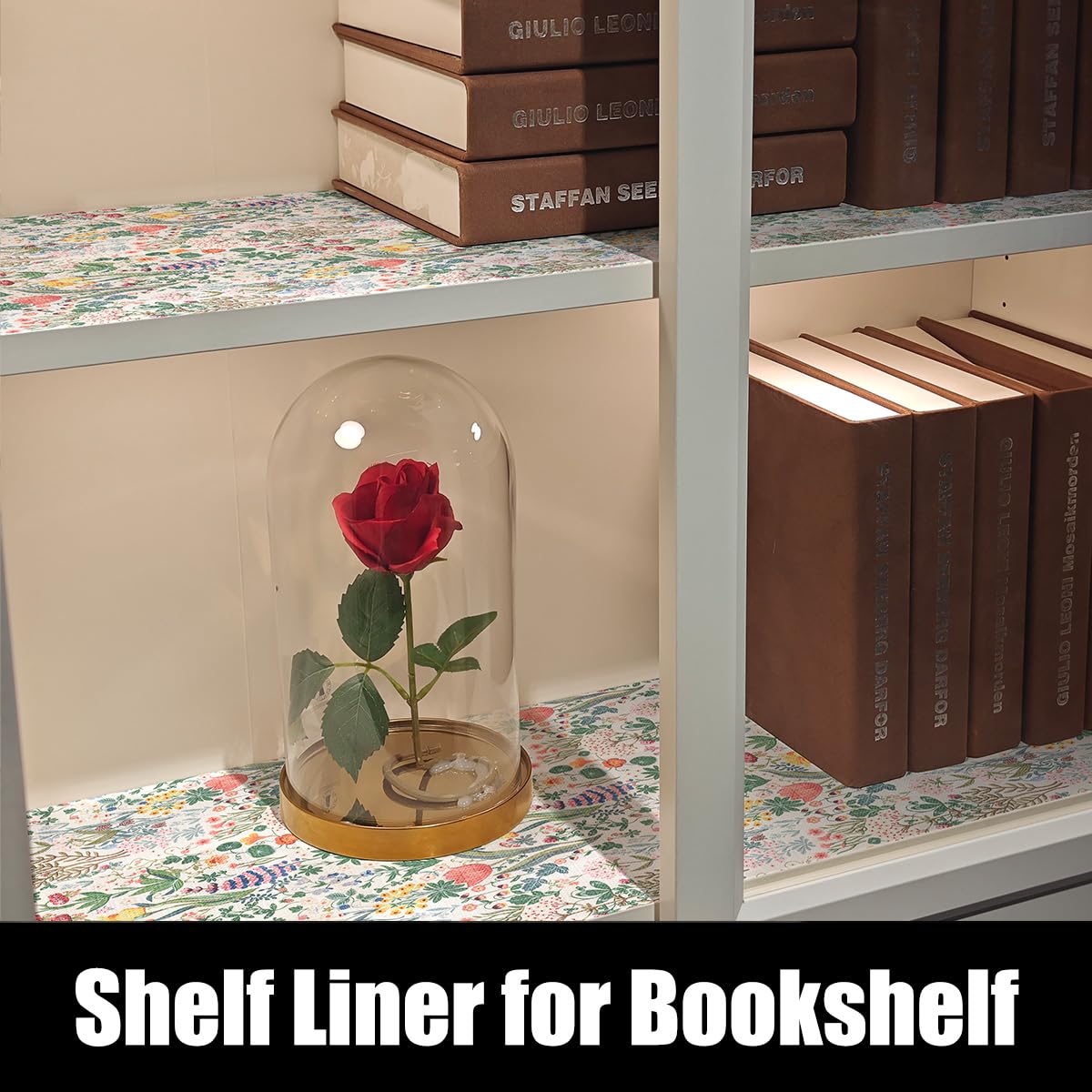 Floral Shelf Drawer Liners (9.84 Sq Ft)