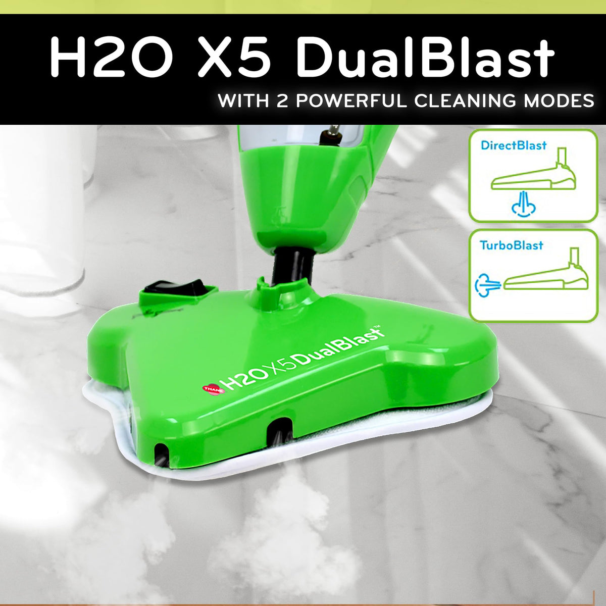 X5 Dual Blast Steam Mop & Handheld Steam Cleaner
