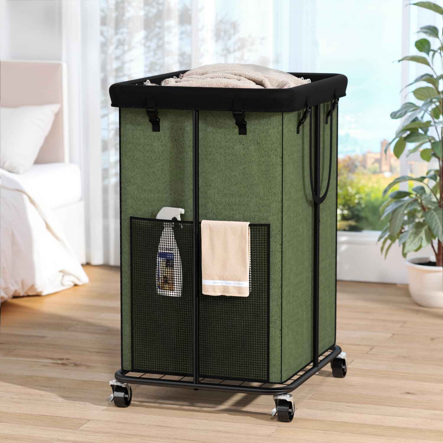 Laundry Hamper with Wheels (99.68 Ounce)