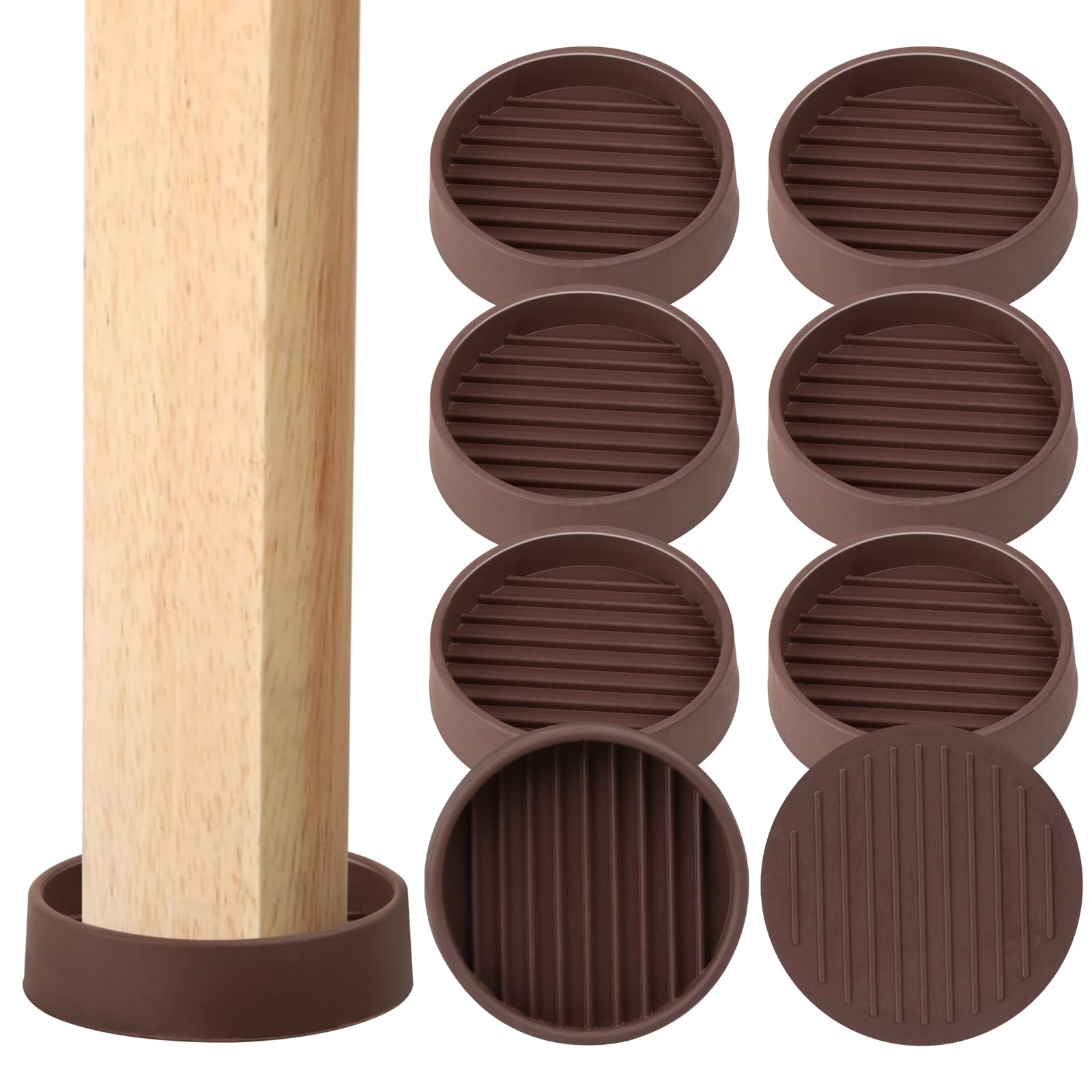 Rubber Non Slip Furniture Pads (8 Count)