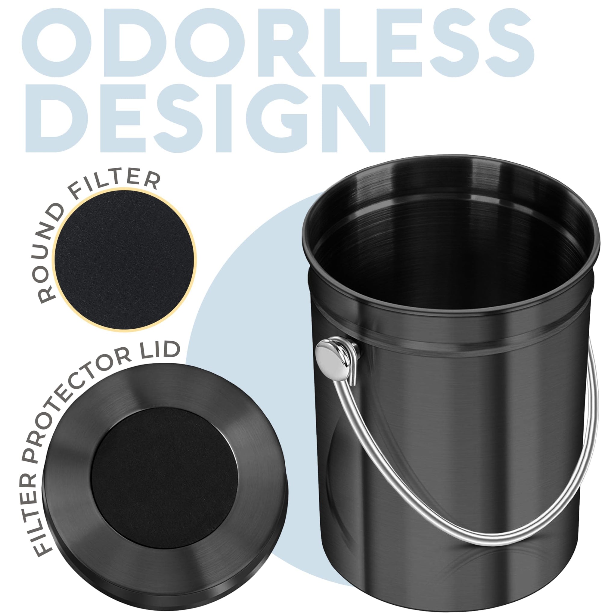 Kitchen Compost Bin for Kicthen Countertops