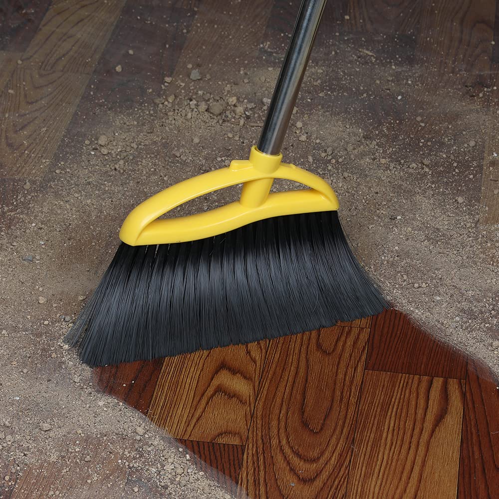 Indoor Broom Soft Bristles for Hardwood Floors