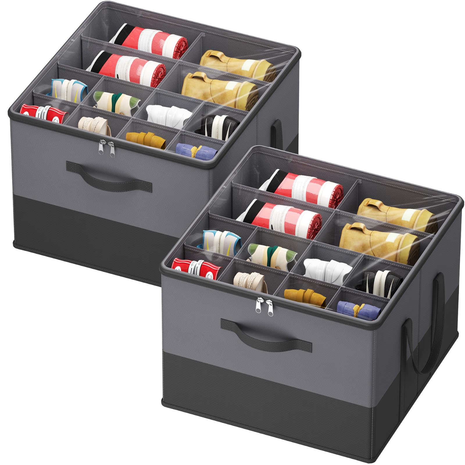 Shoe Storage Organizer for Closet (2 Count)