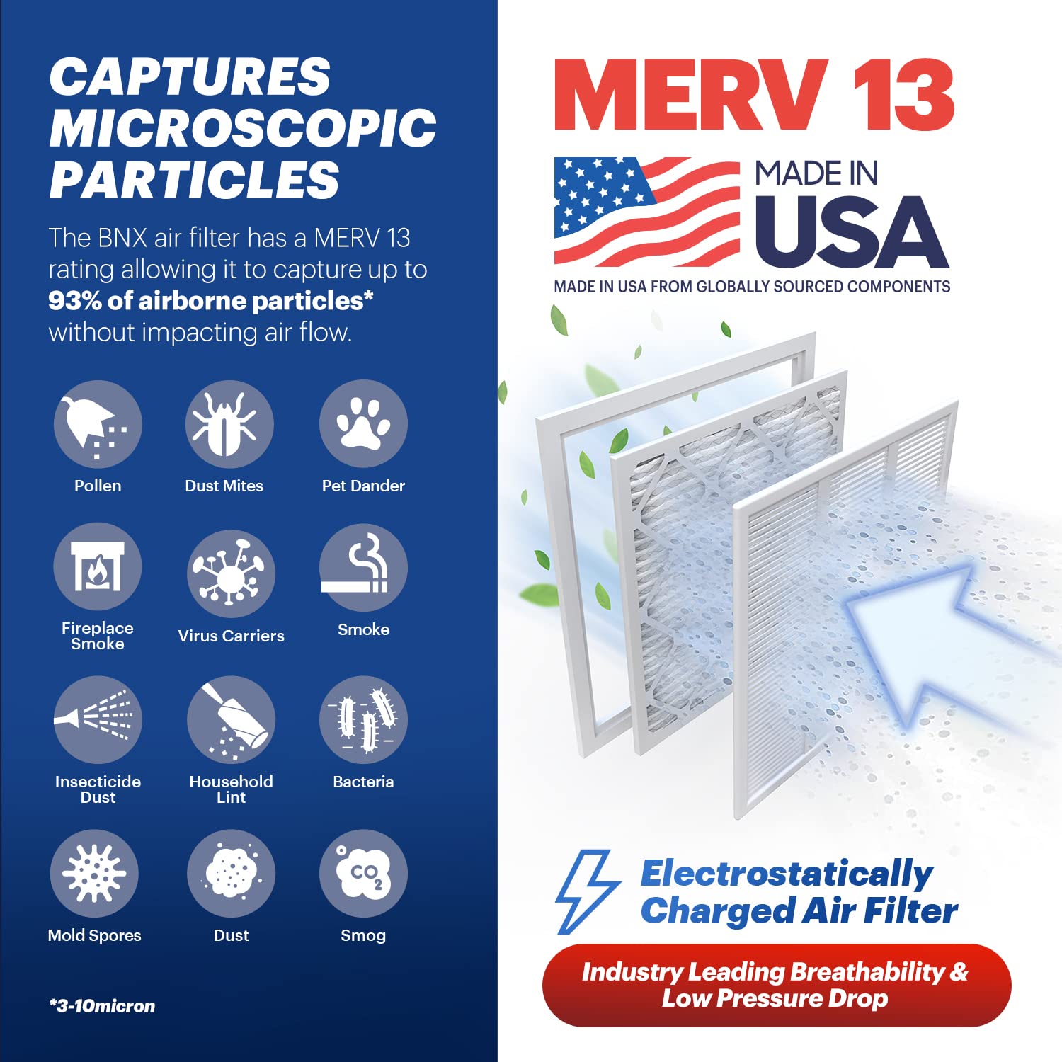 TruFilter 12x12x1 Air Filter MERV 13 (6 Count)