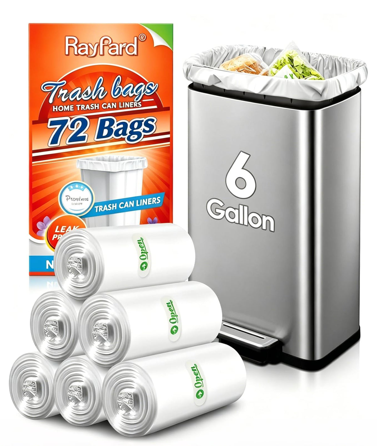 6 Gallon fit 5.5 (72 Count)