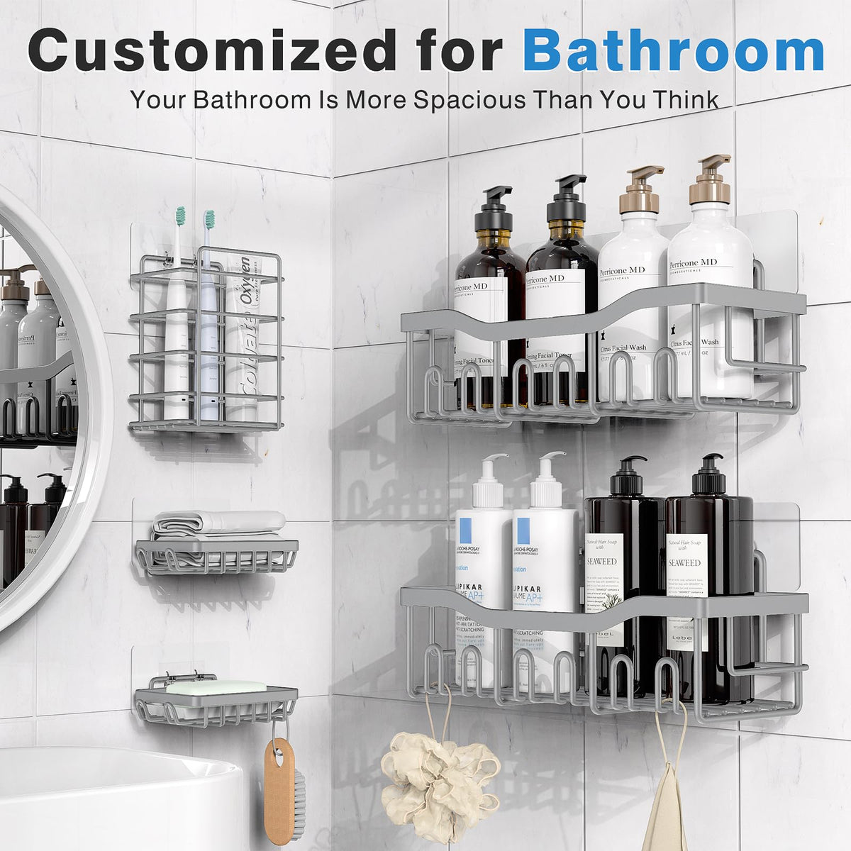 Shower Caddy 5 Pack