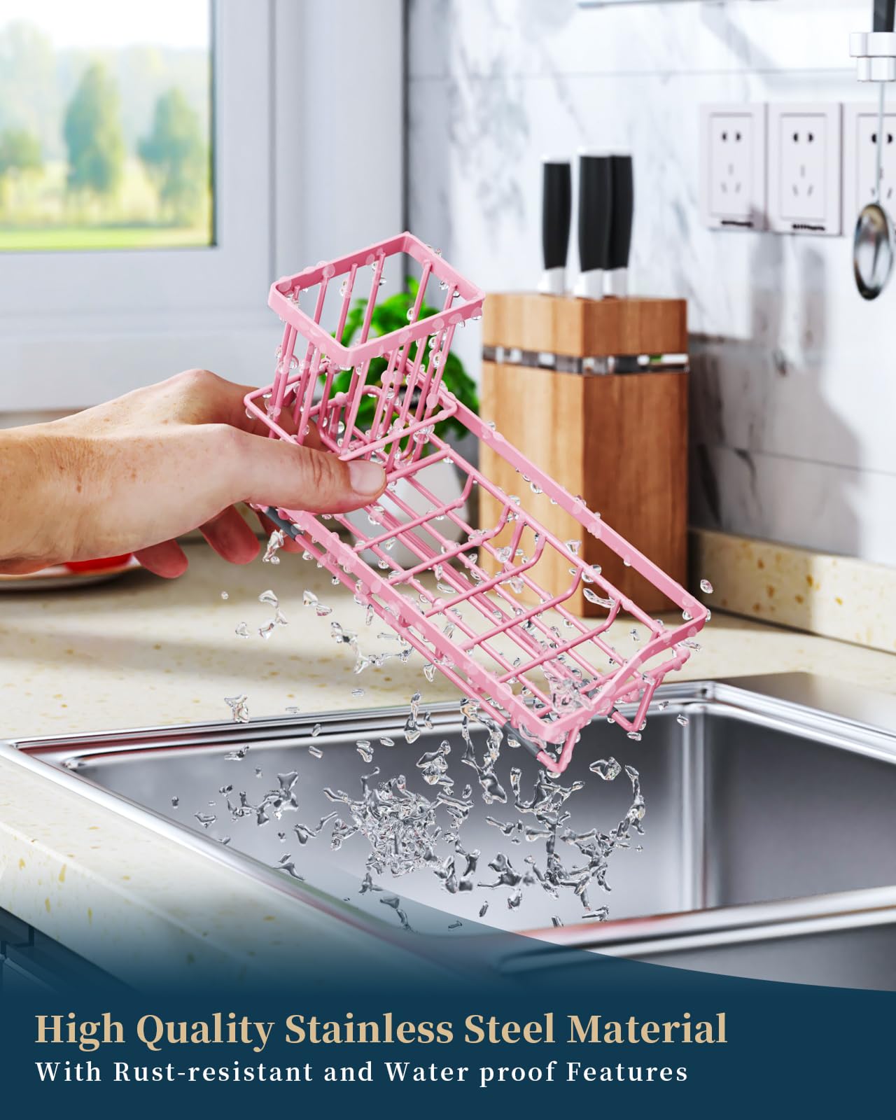 Sponge Holder for Kitchen Sink