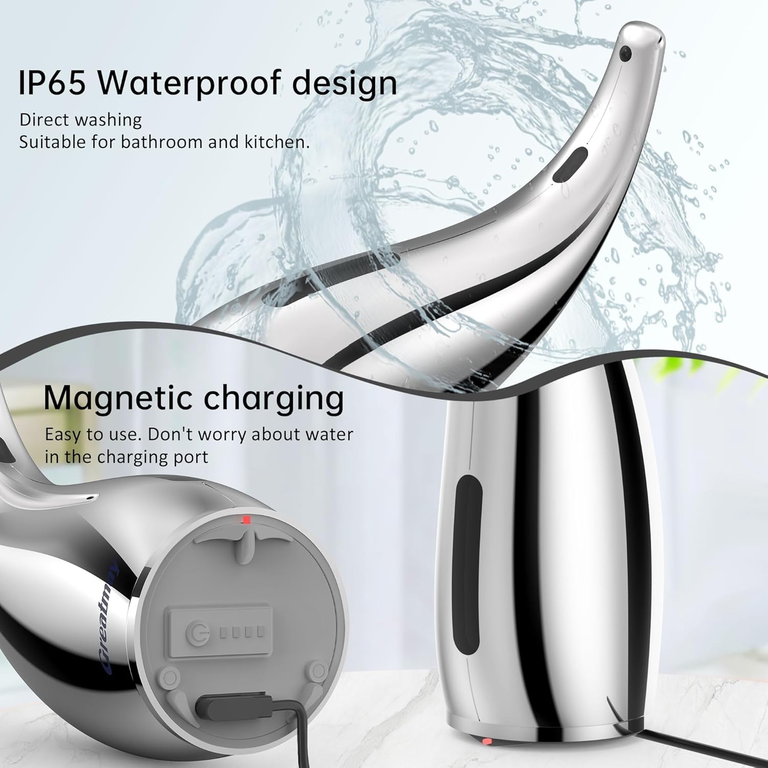 Touchless Automatic Soap Dispenser Set with Bathroom Accessories