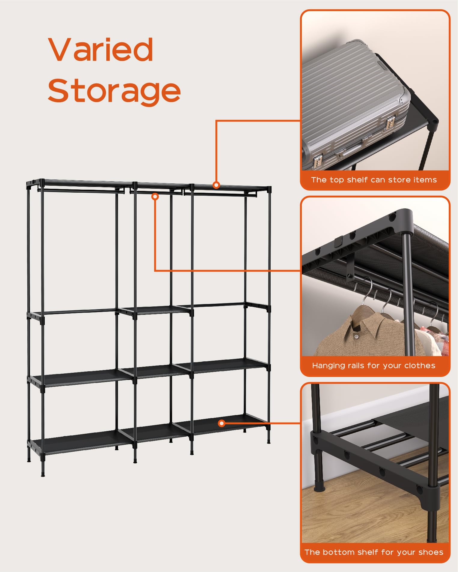 Clothes Rack Portable Closet
