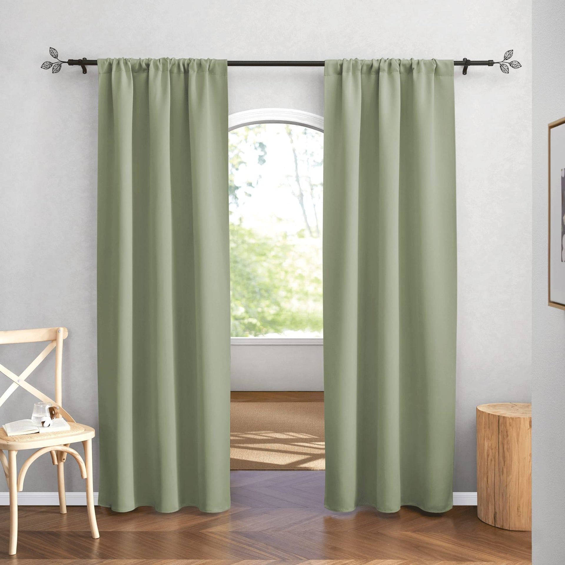 Blackout Curtains for Bedroom Living Dining Room 84 inches Long (2 Count)