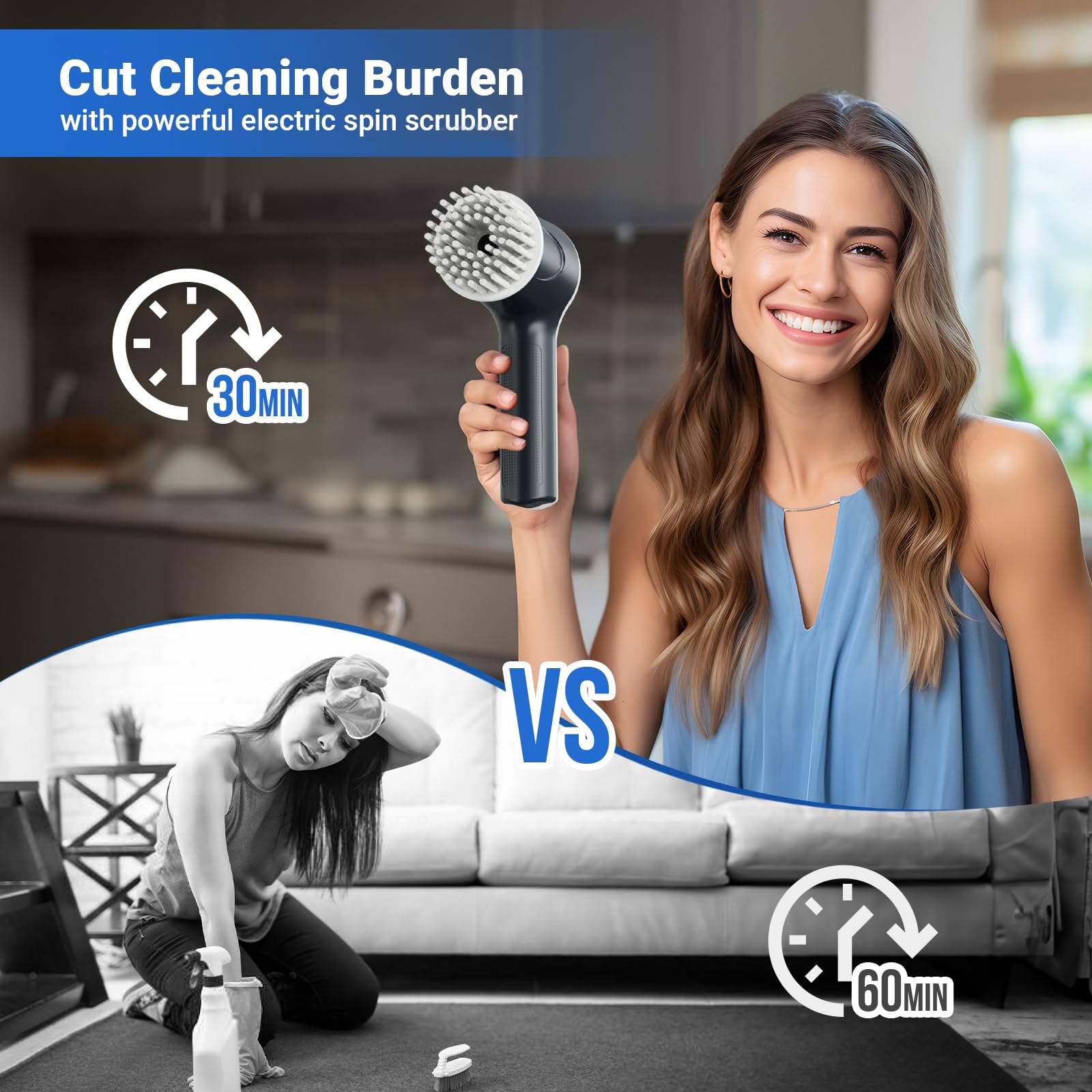 Electric Spin Scrubber