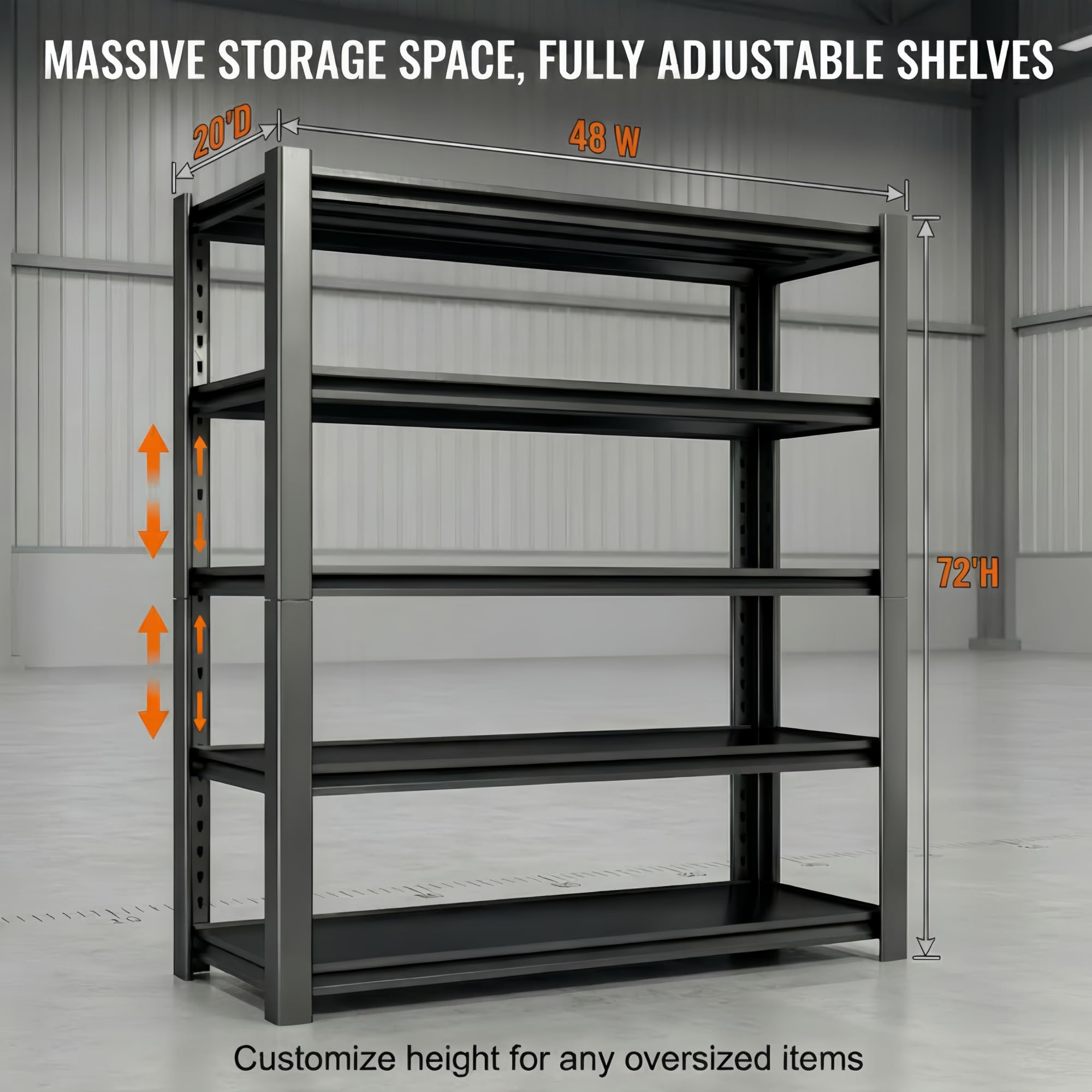3500 LBS Heavy Duty Garage Shelving