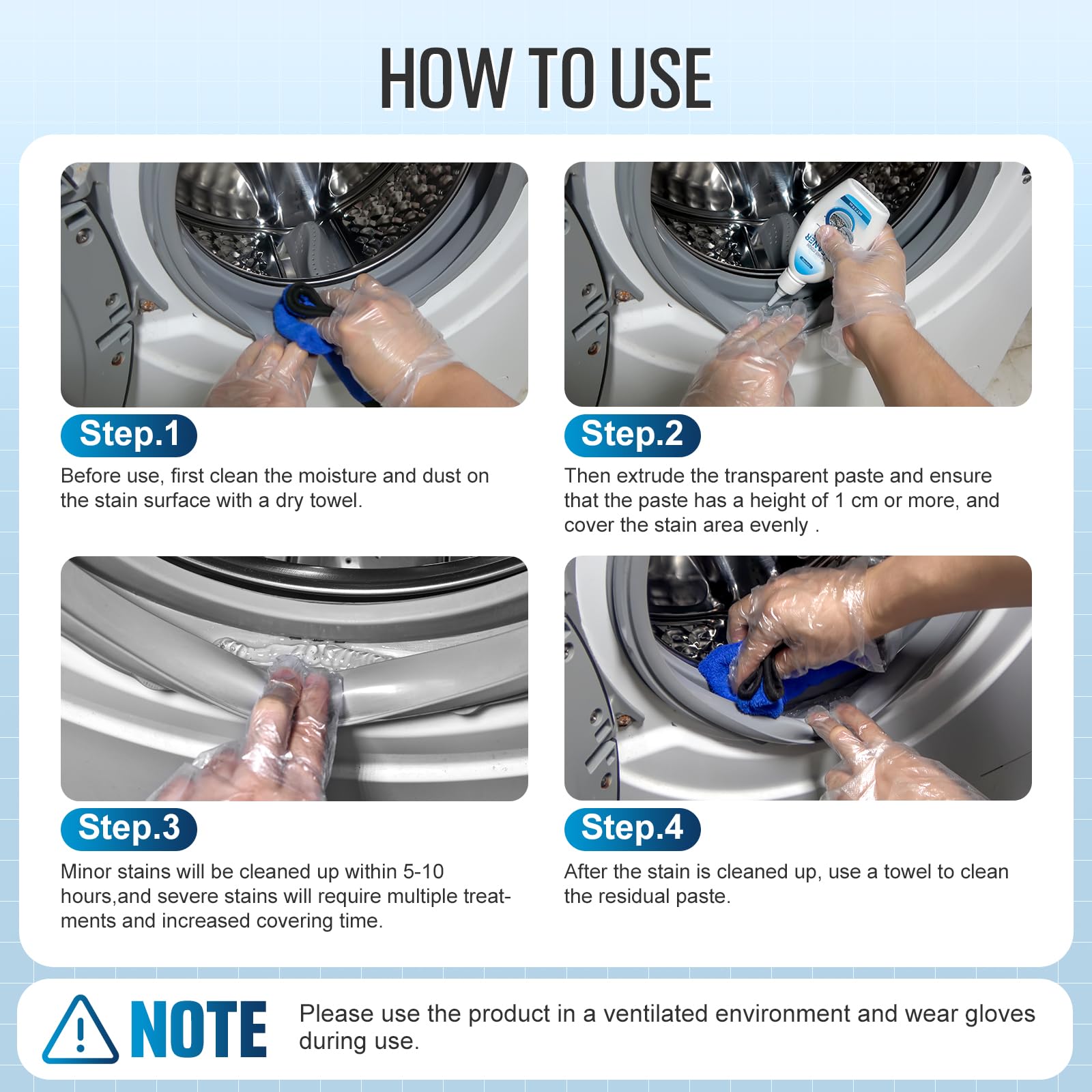 Cleaner Gel for Washer (5 Fl Oz)