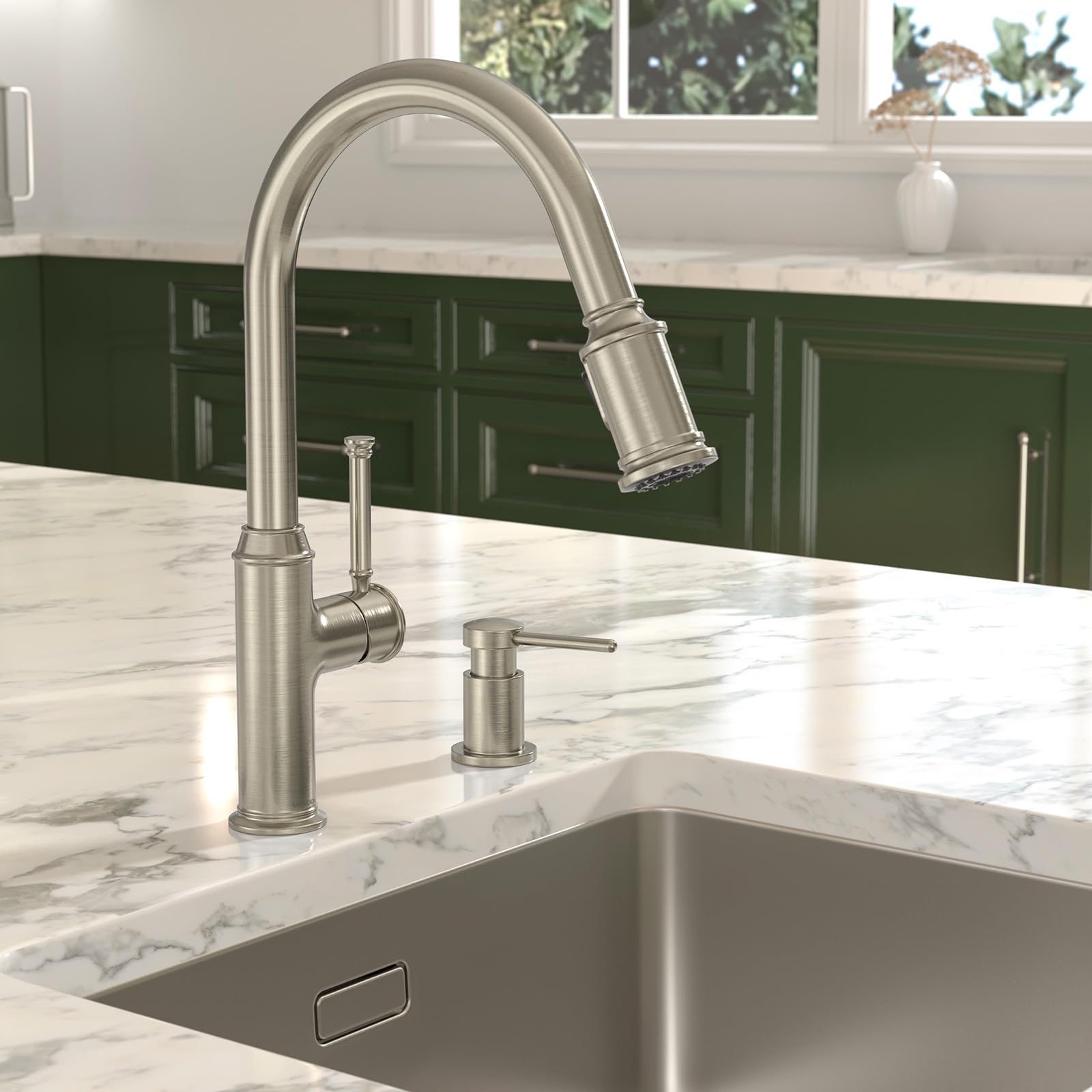 Soap Dispenser for Kitchen Sink (18 Ounce)