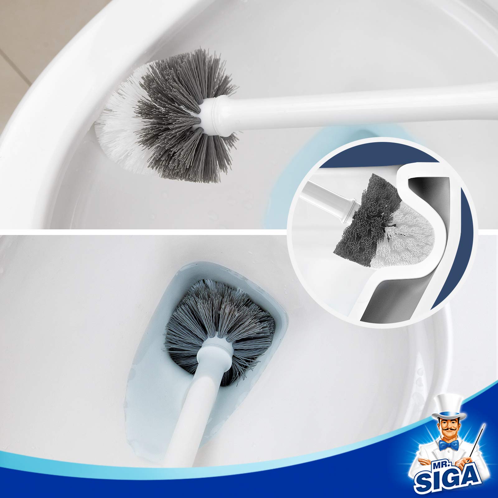 Toilet Bowl Brush and Holder