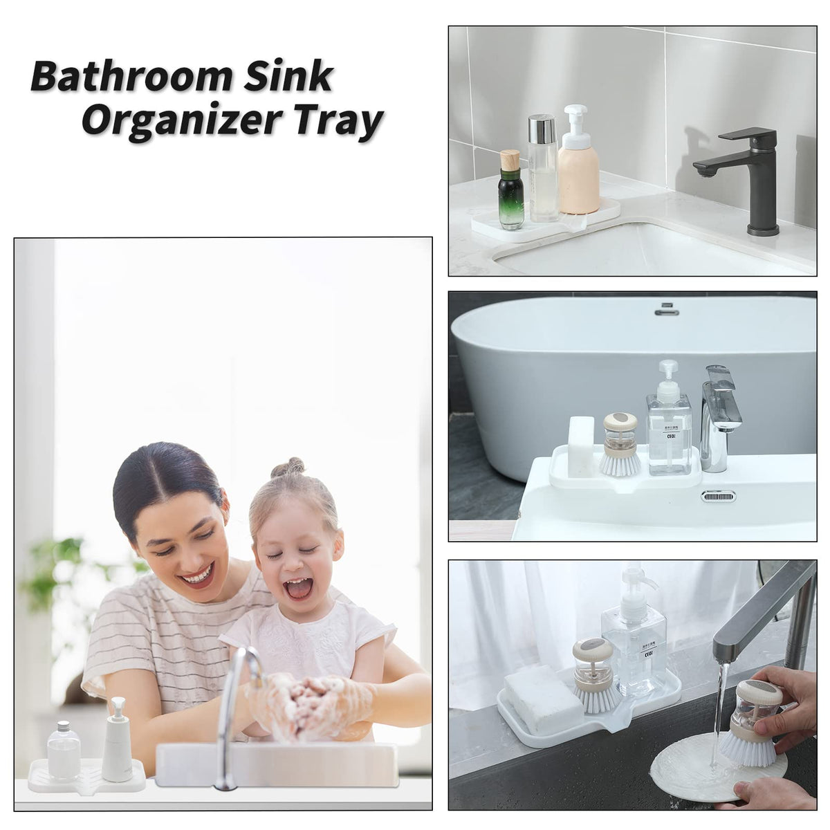 Silicone Soap Dish with Drain Spout